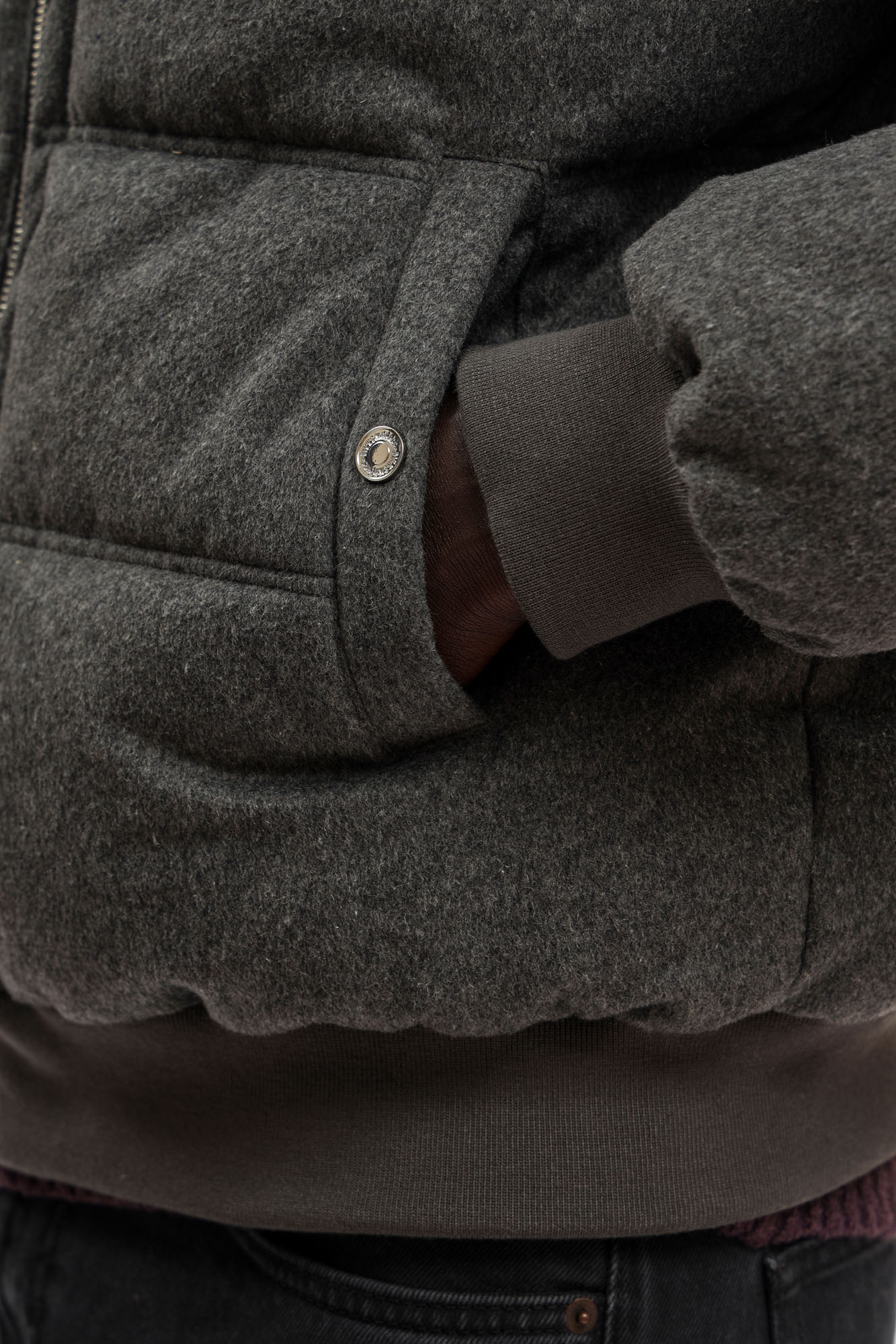 BMG1015B Куртка пуховая Bikkembergs Серый