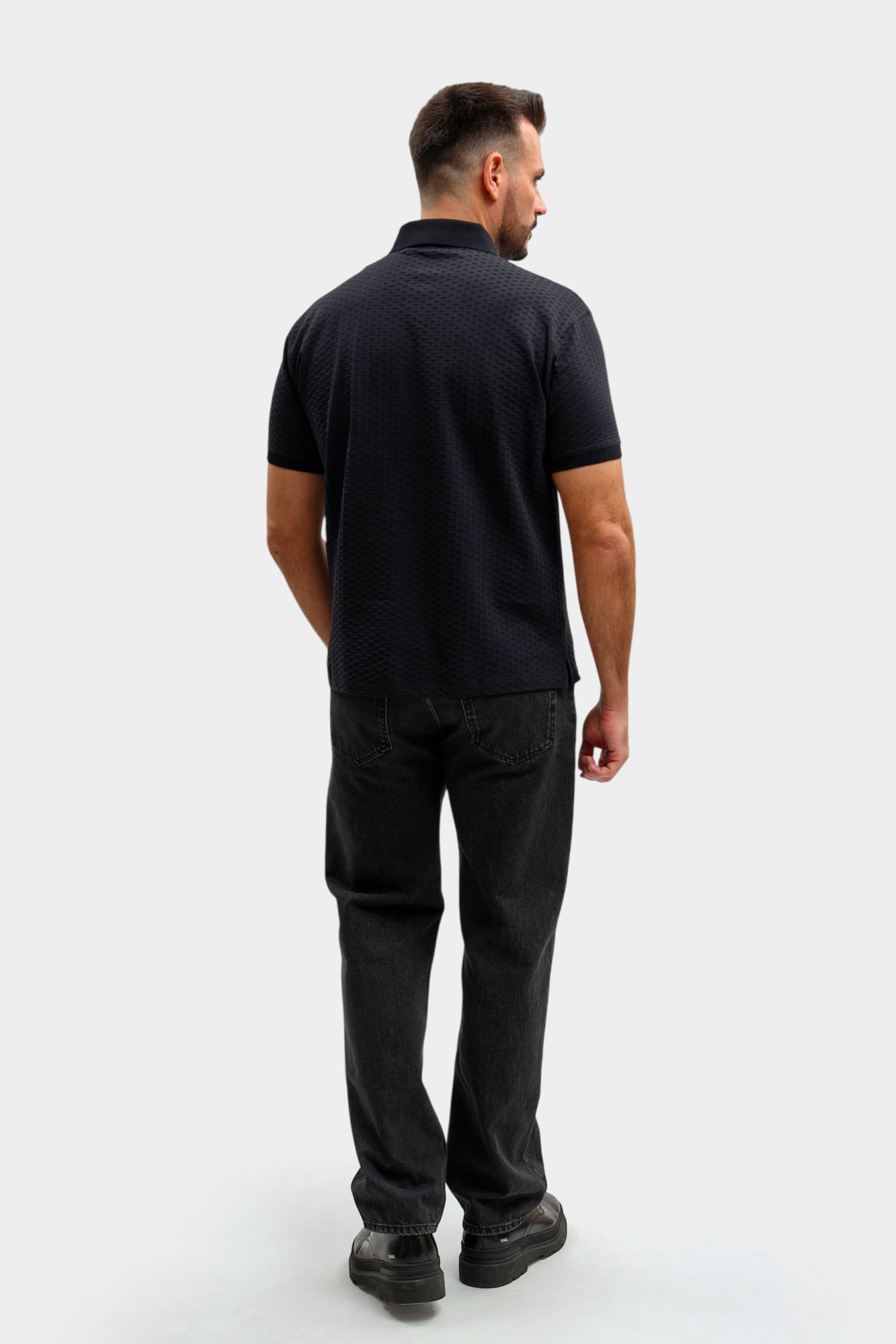 EM001295_AF10762 Поло Emporio Armani Серый