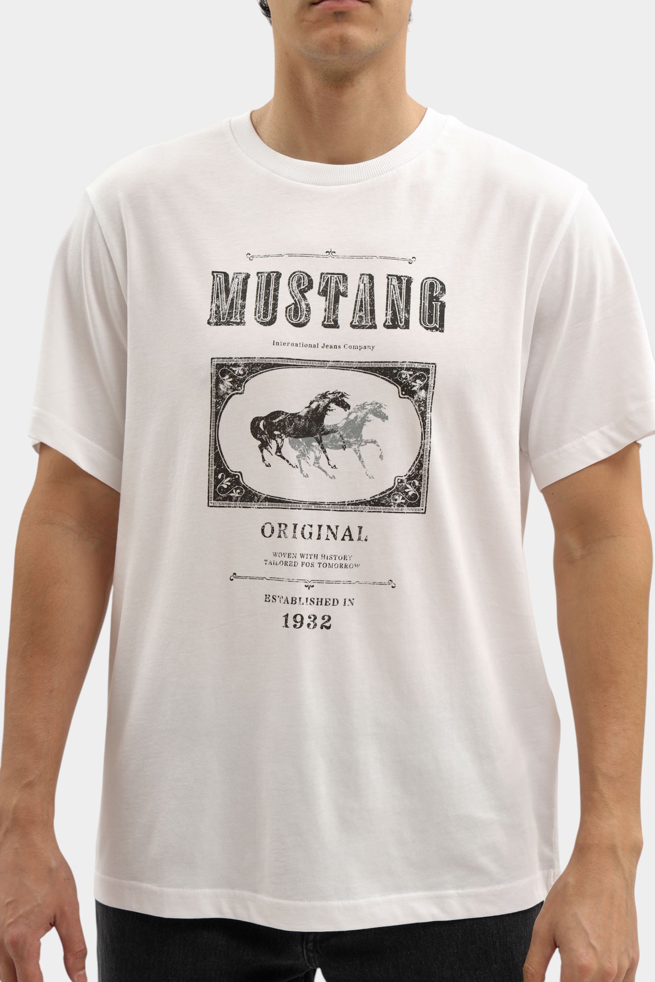 1016864 Футболка Mustang Белый