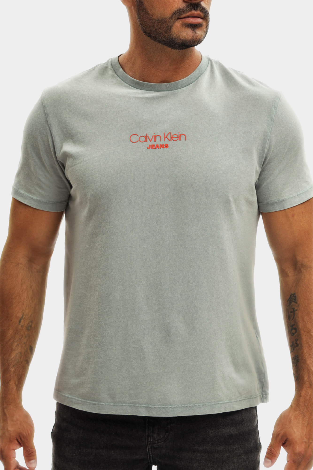 LV04RB824G Футболка Calvin Klein Jeans Зеленый