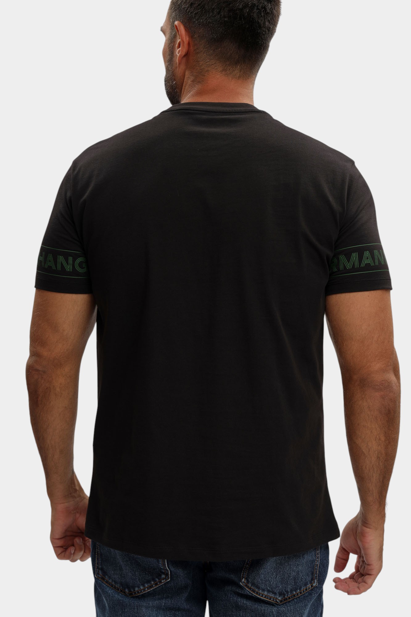 XM001437_AF10356 Футболка Armani Exchange Черный