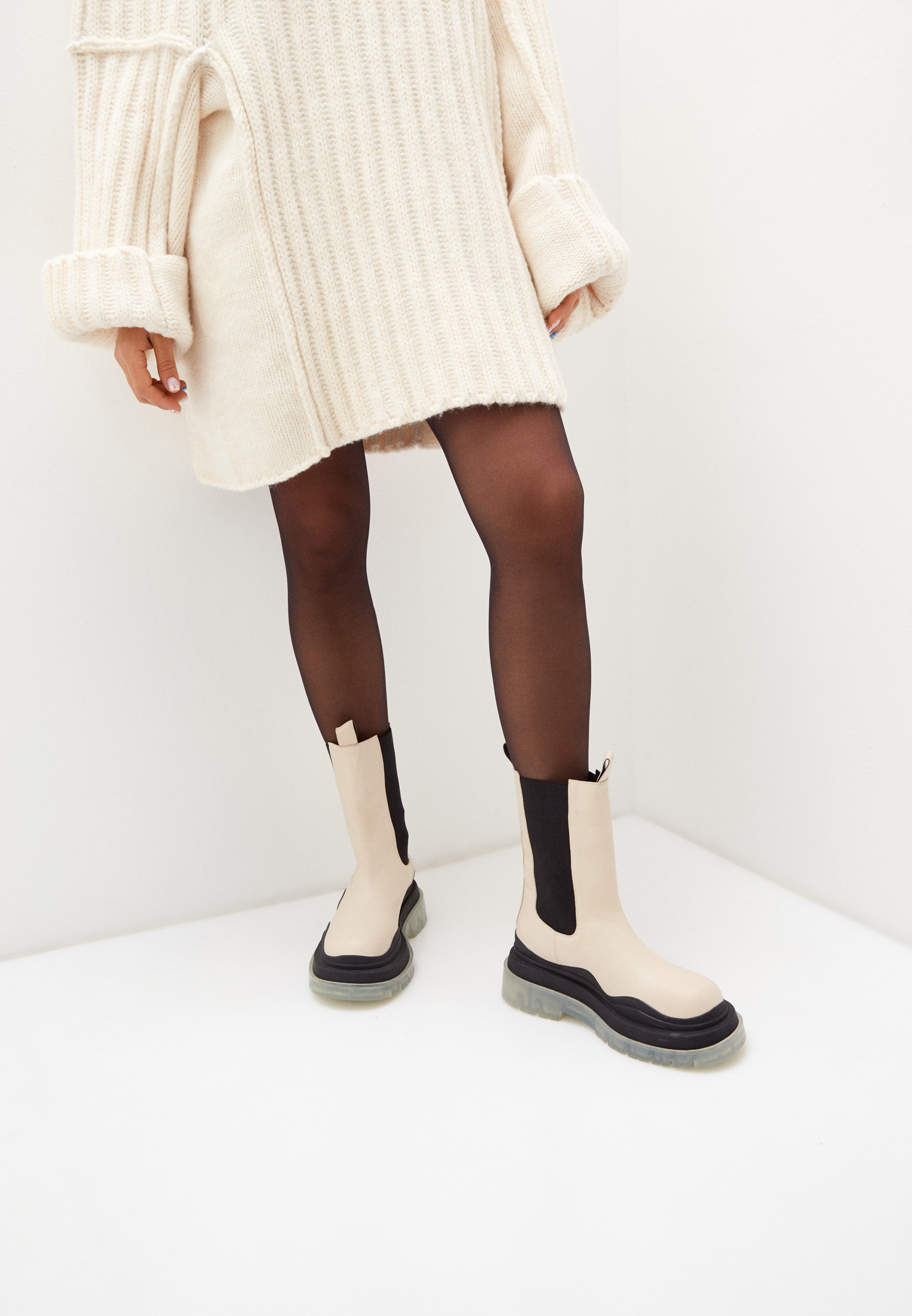 1221-265 Ботинки челси Marc Cony Белый