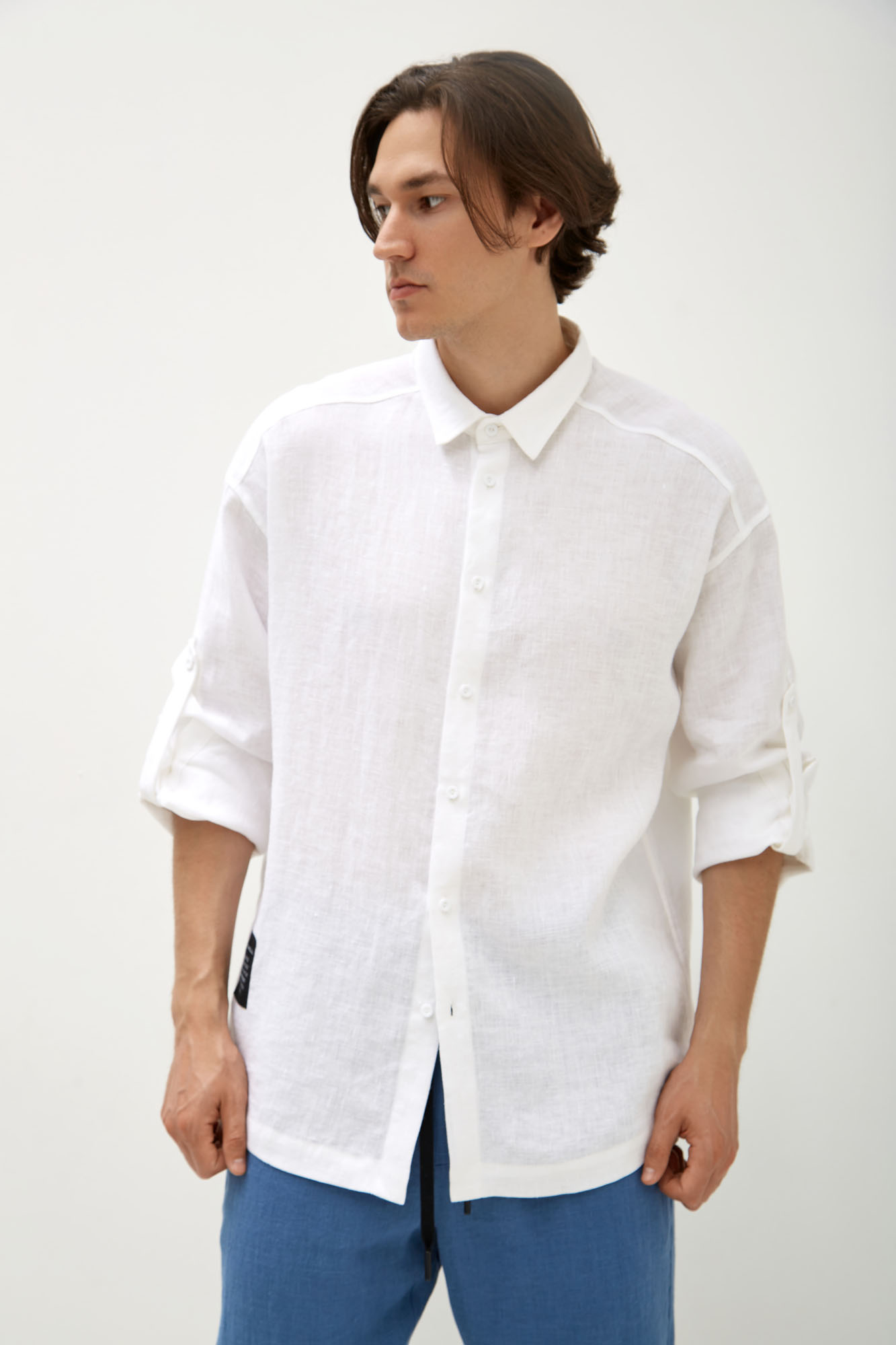 M-241-TH-56-1086 Рубашка с длинным рукавом The Hills Белый