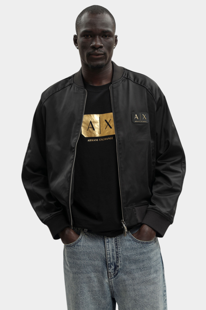 Джемпер Armani Exchange Хлопок Синий