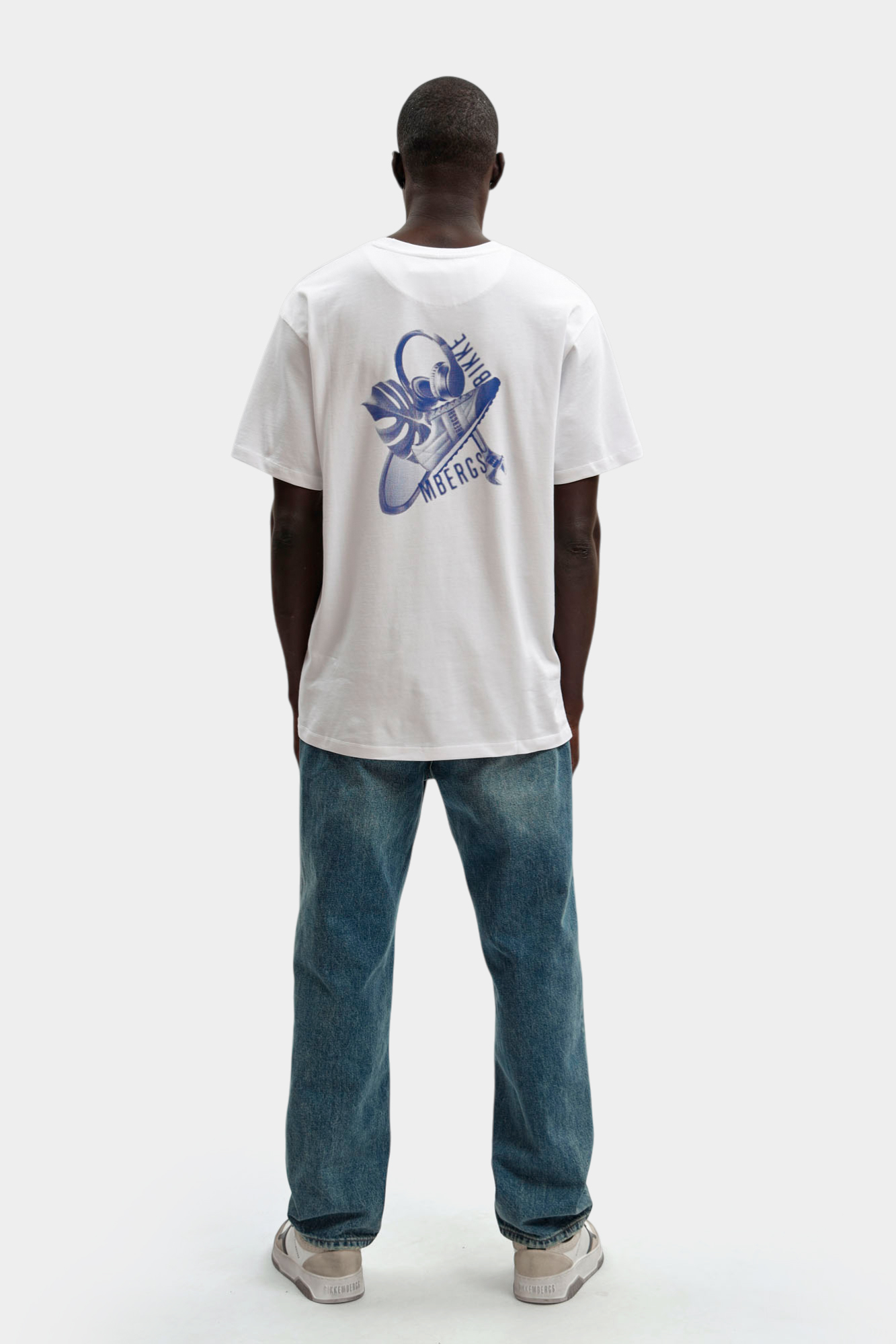 BMT1571 Футболка Bikkembergs Белый