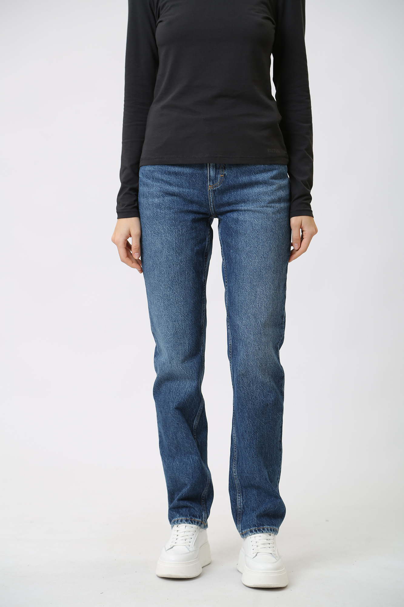 1015010-5000 джинсы brooks straight  mustang 