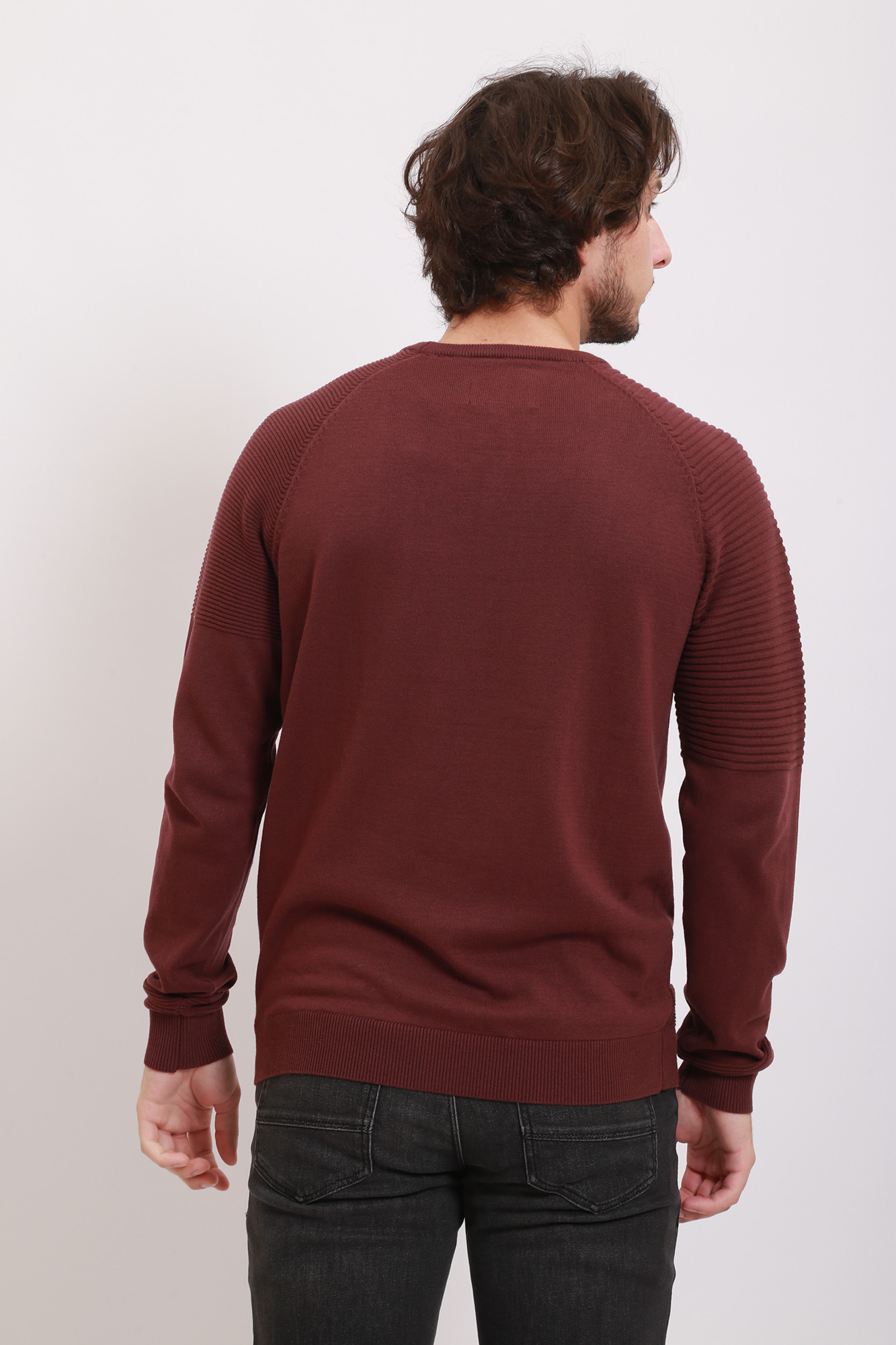 12192259 Джемпер Jack & Jones Бордовый