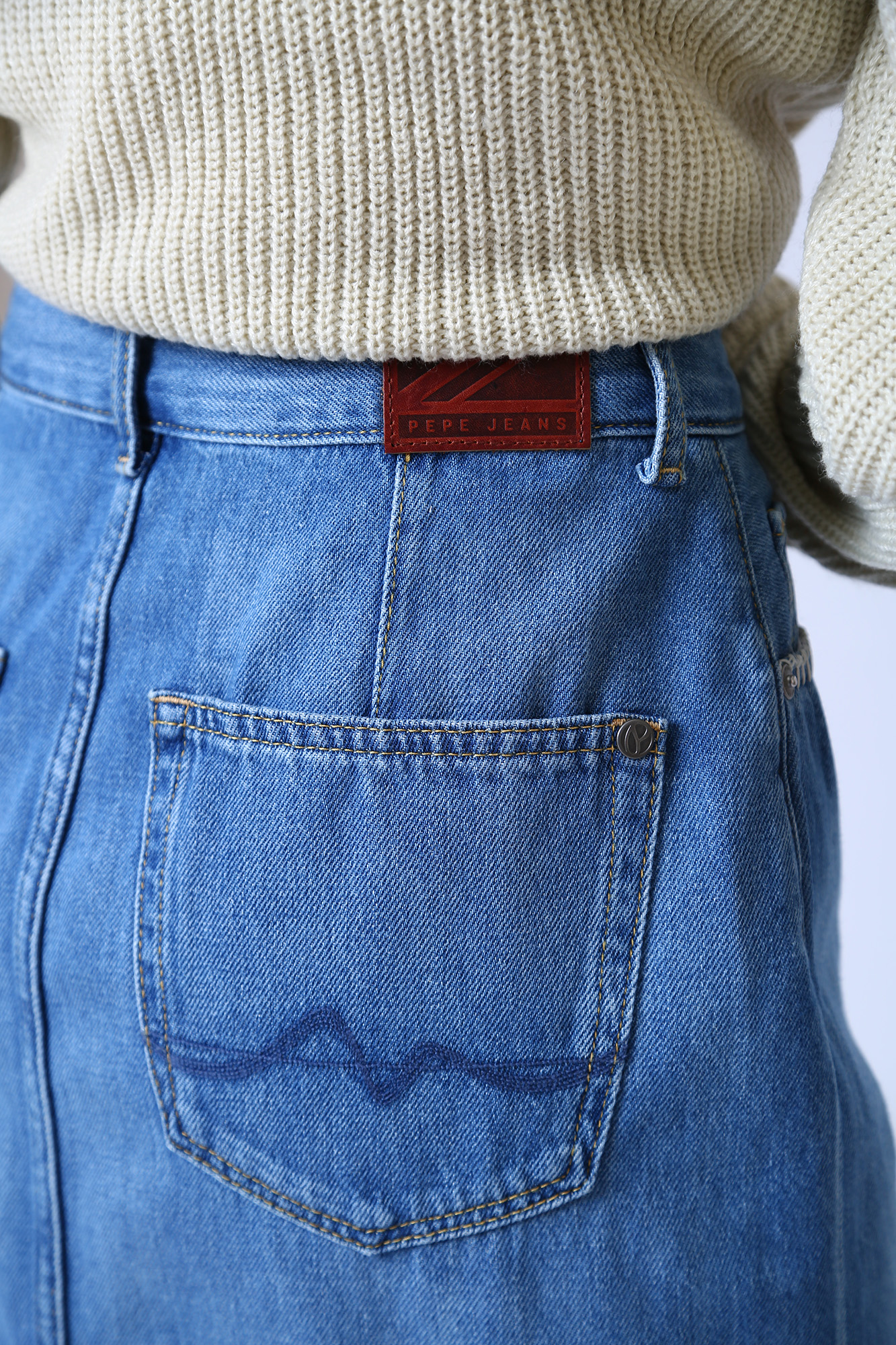 PL901017 юбка джинсовая pepe jeans 