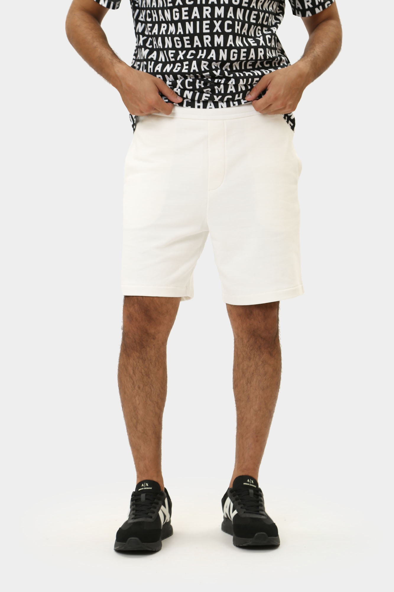 3DZSHH_ZJGGZ Шорты трикотажные Armani Exchange Белый
