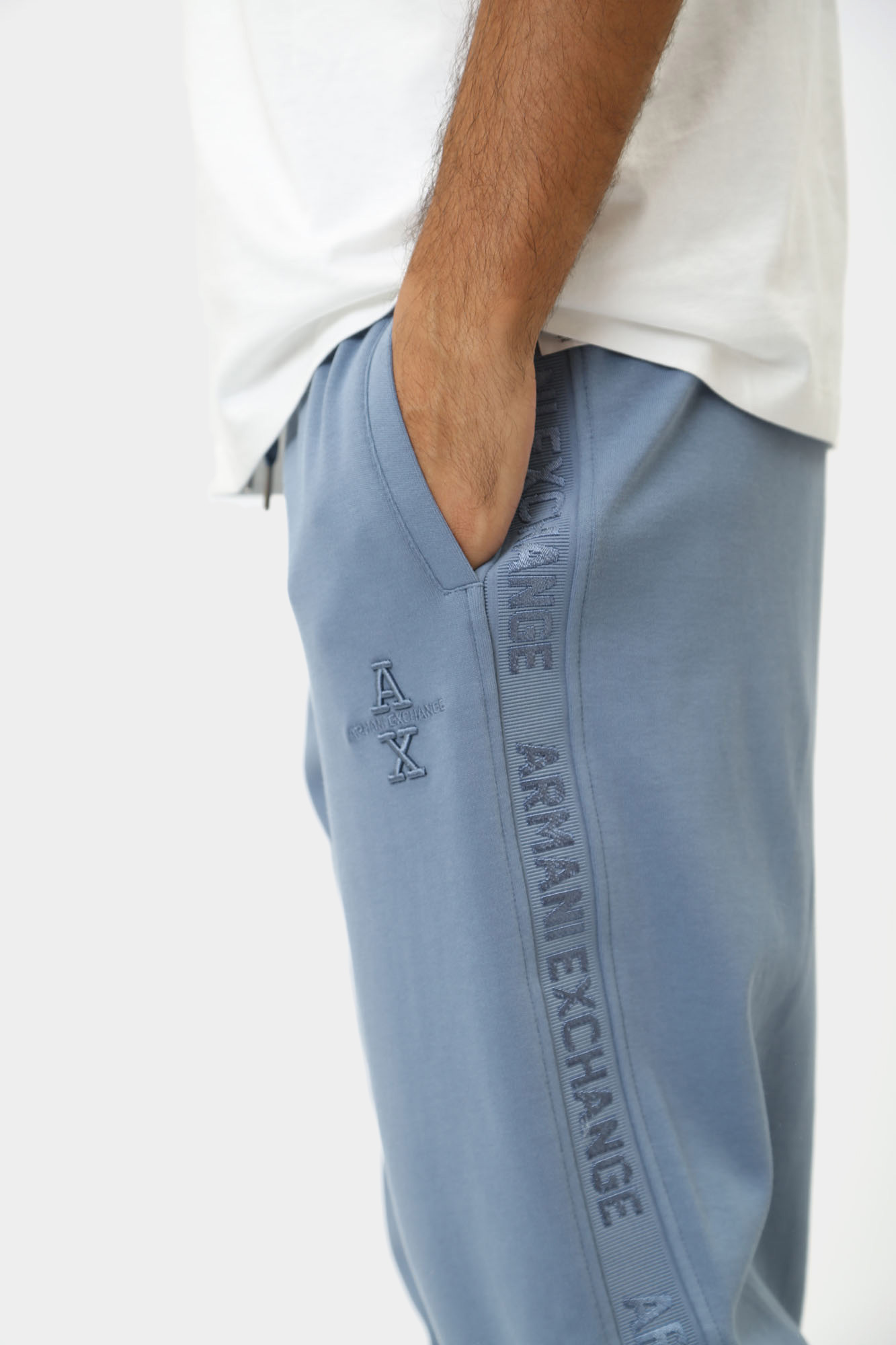 6DZPLC_ZJNNZ Брюки спортивные Armani Exchange Голубой