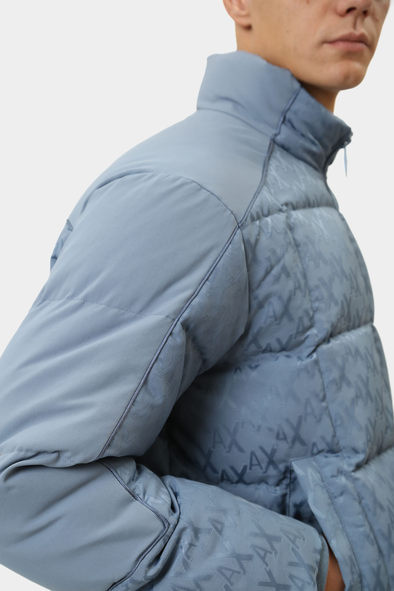 6DZBL2_ZN5GZ Куртка пуховая Armani Exchange Голубой