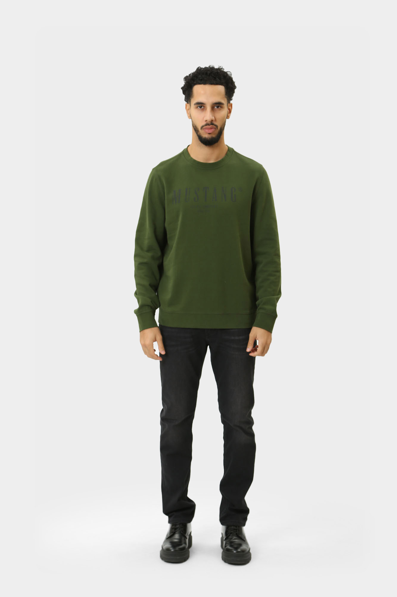 1015498-4000 Брюки джинсовые Mustang Черный