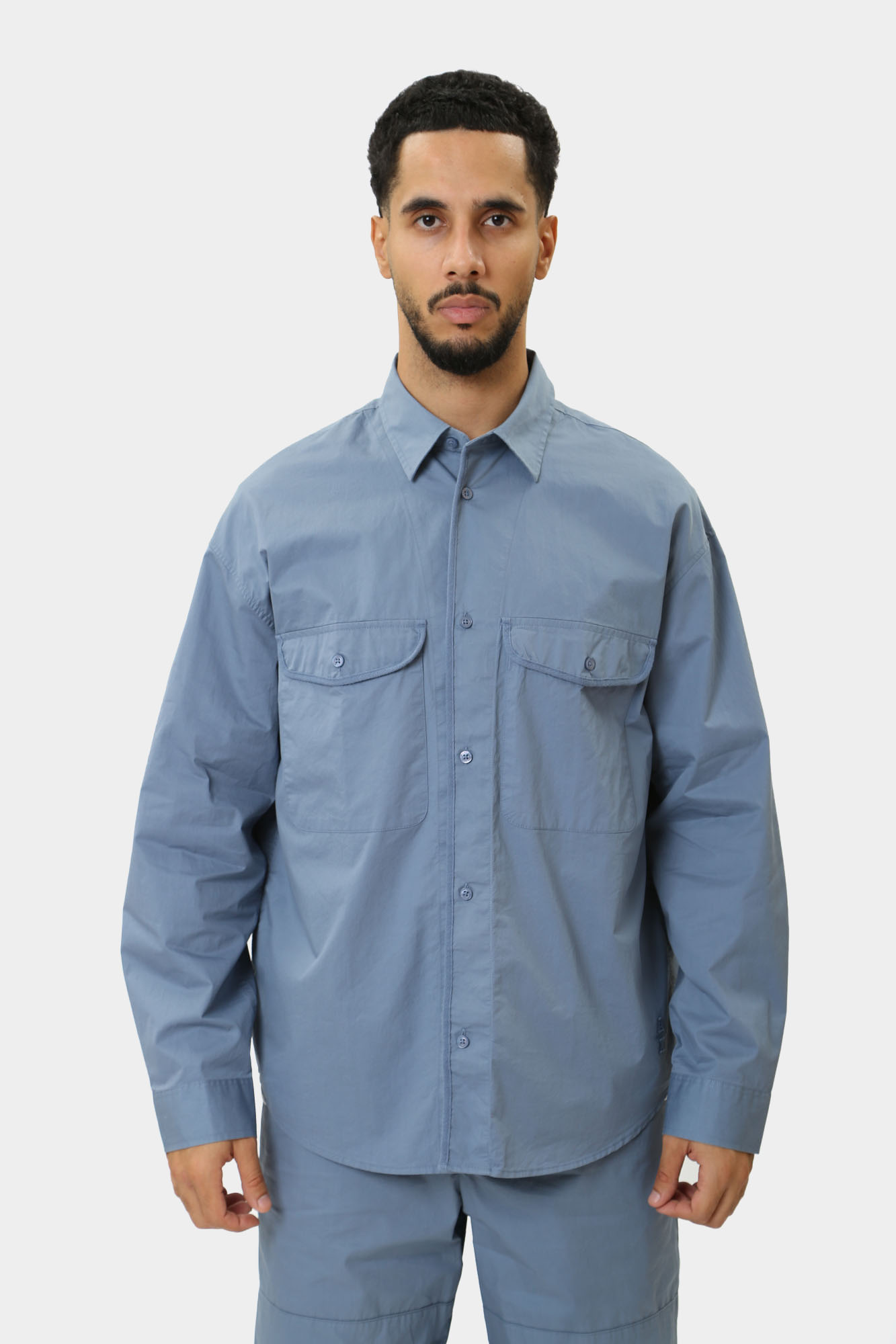 6DZCL7_ZN3CZ_15DU Рубашка с длинным рукавом Armani Exchange Голубой