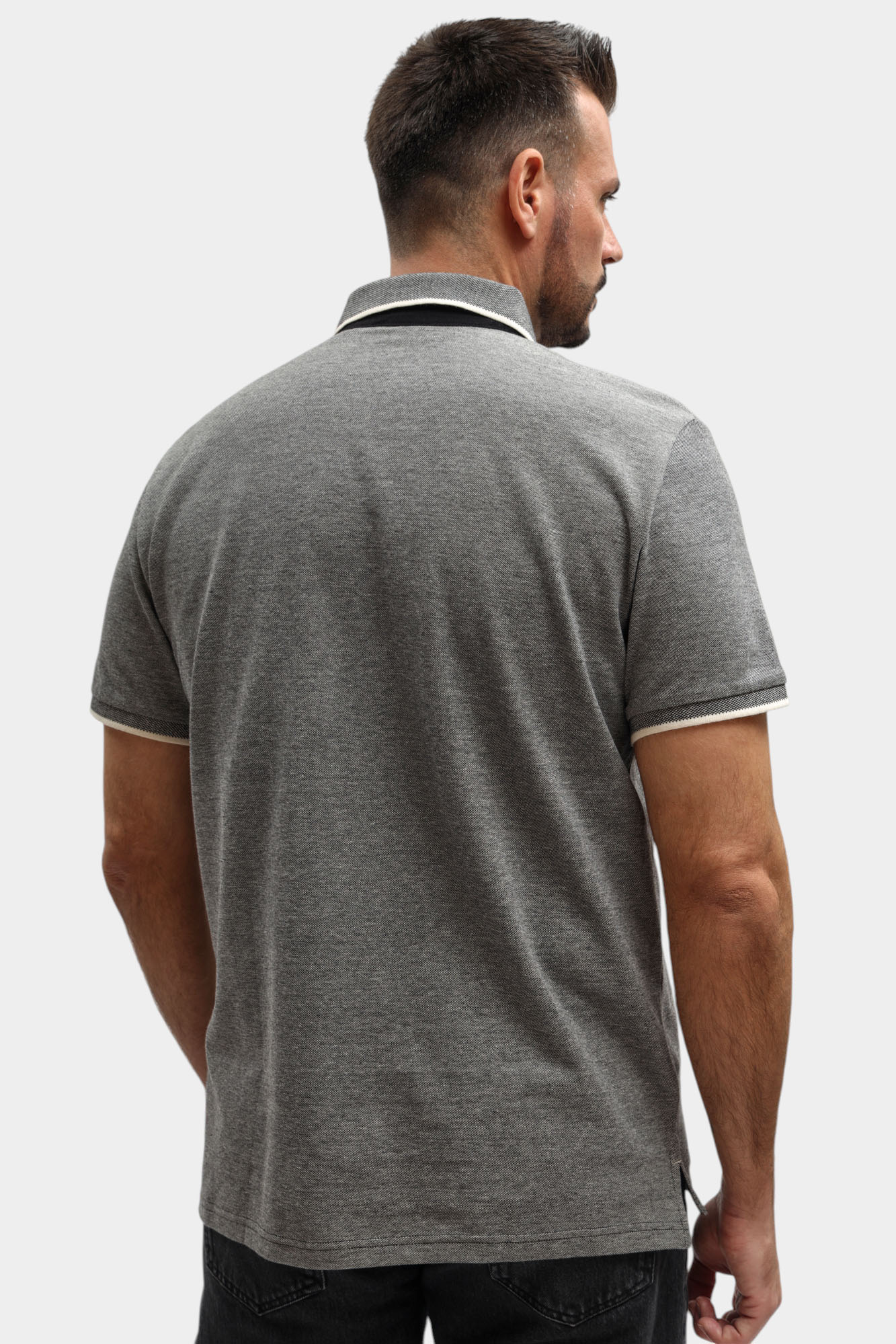 1017411 Поло Mustang Черный