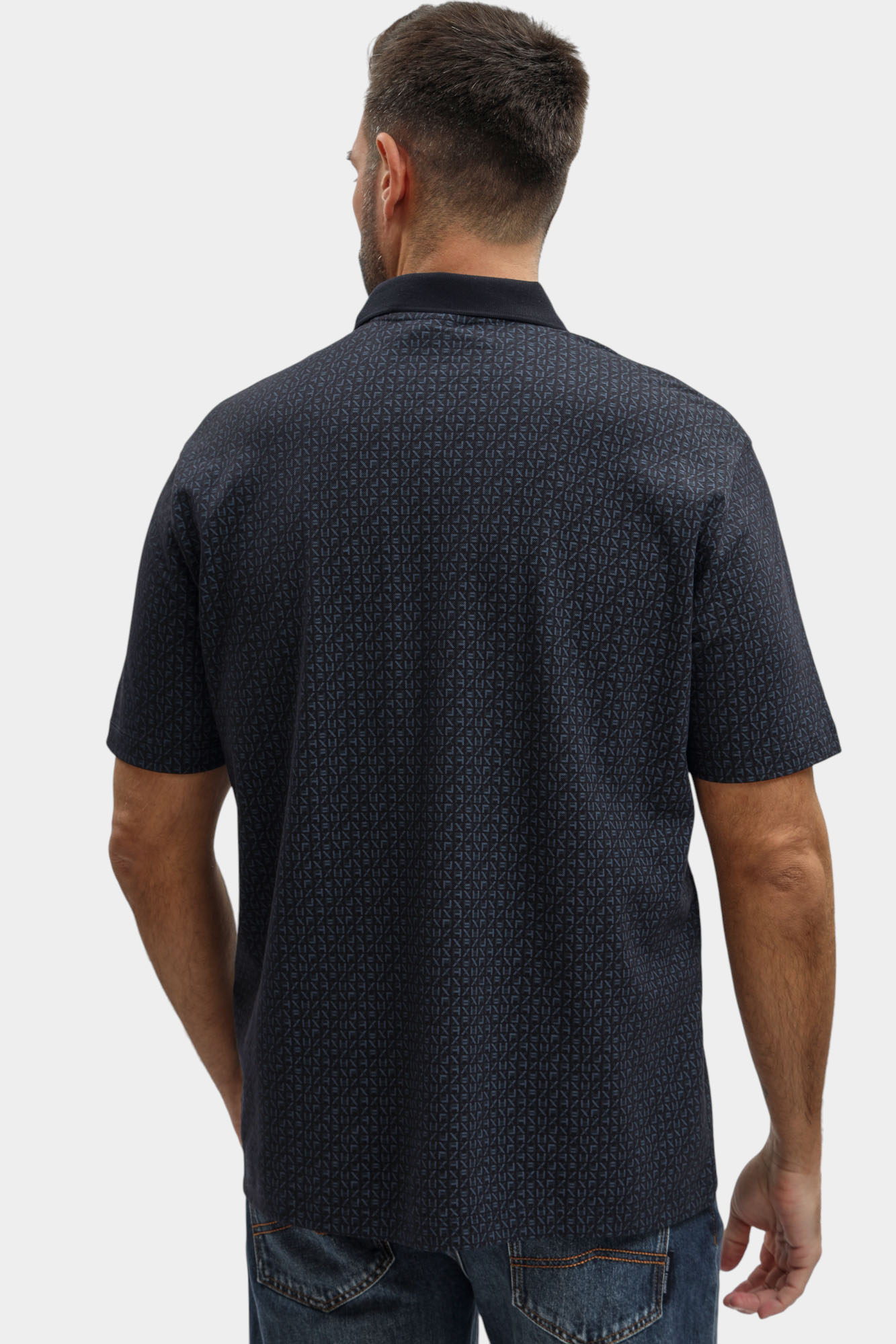 XM000736_AF10819 Поло Armani Exchange Синий