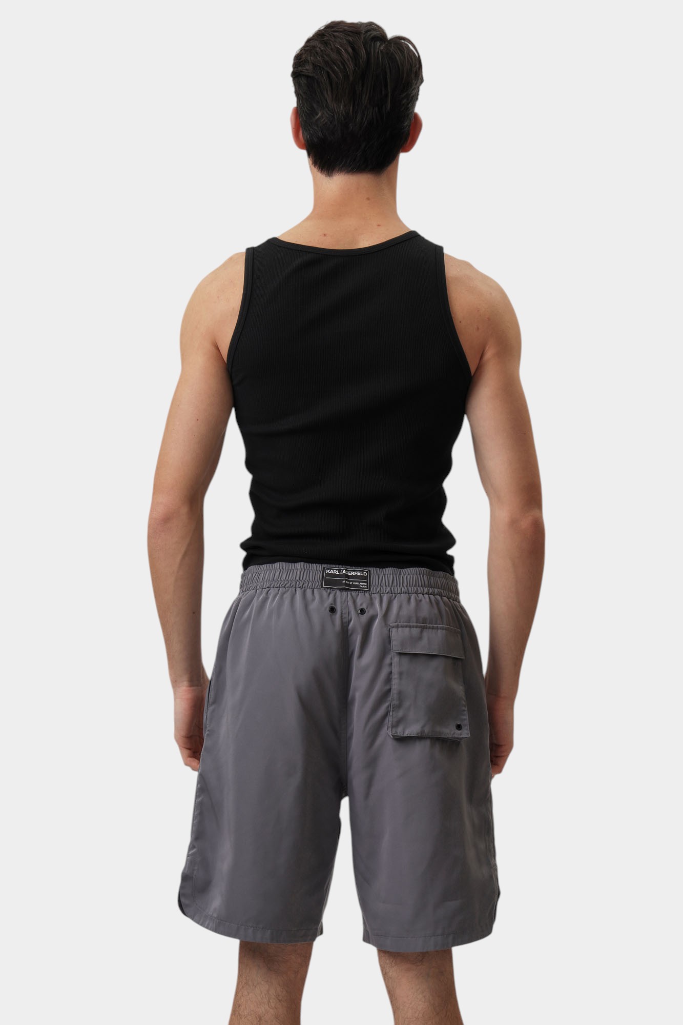 A1M46009 Шорты плавательные Karl Lagerfeld Серый
