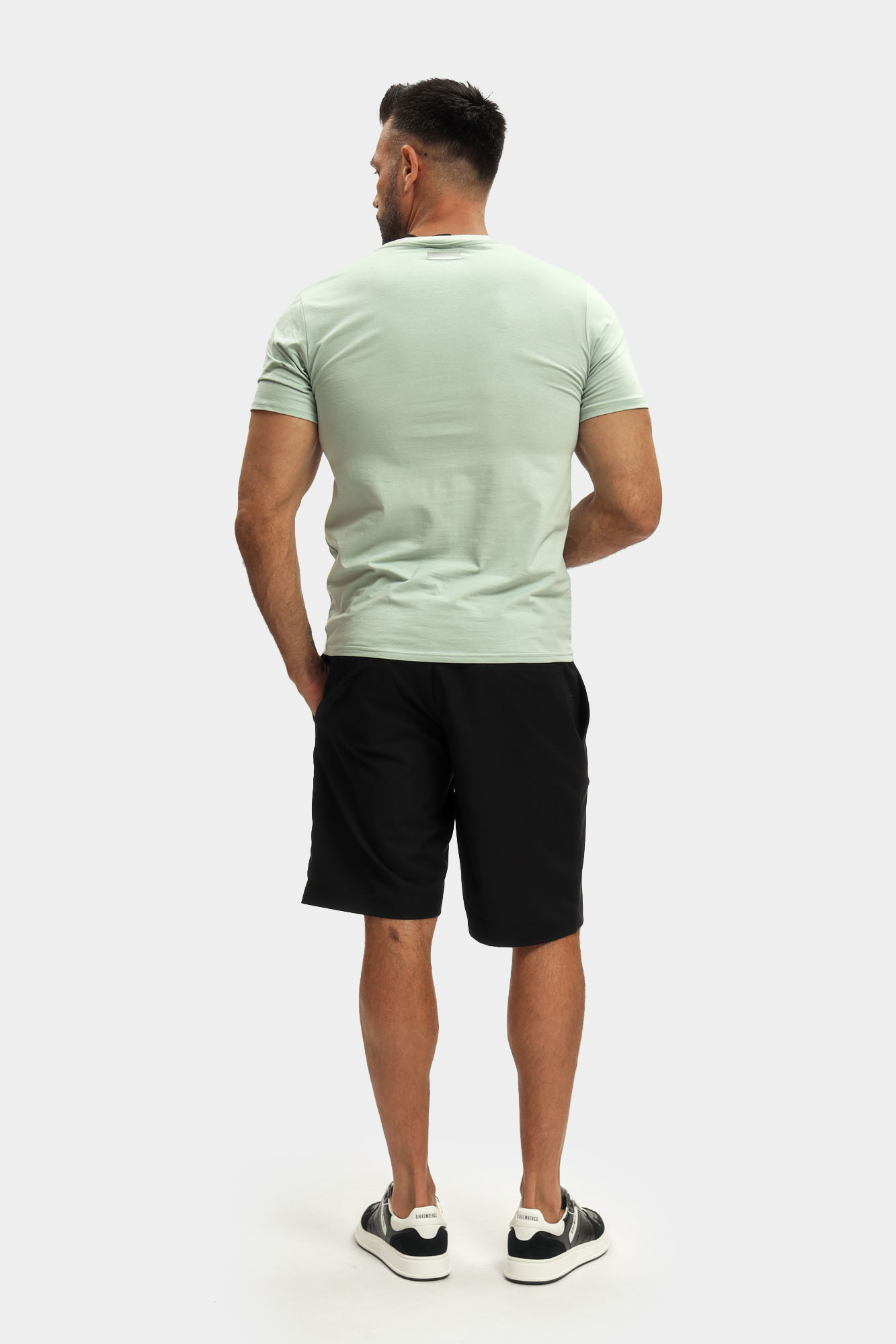 BKK25MTS04 Футболка Bikkembergs Зеленый