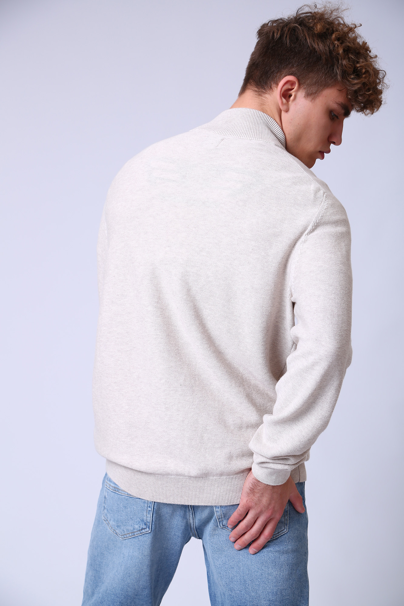 1012797 Кардиган Mustang Бежевый