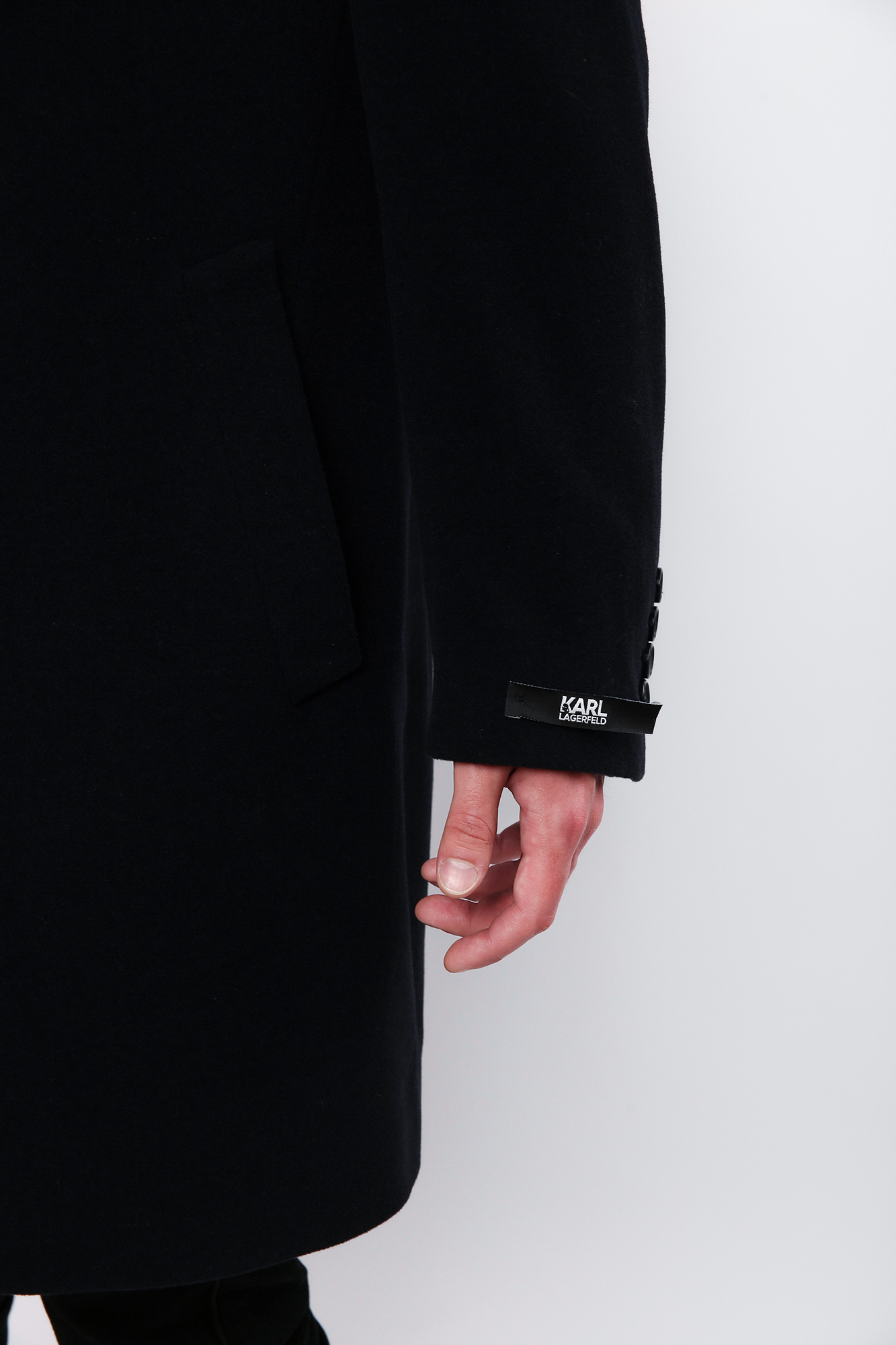 512798_455710 Пальто Karl Lagerfeld Синий