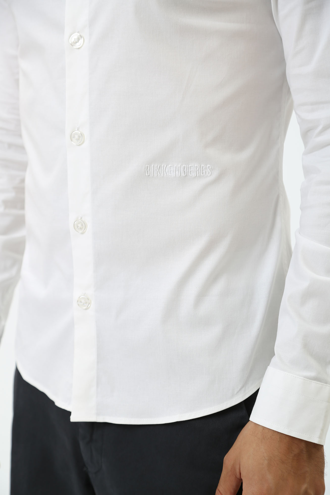 BMS0419 Сорочка Bikkembergs Белый