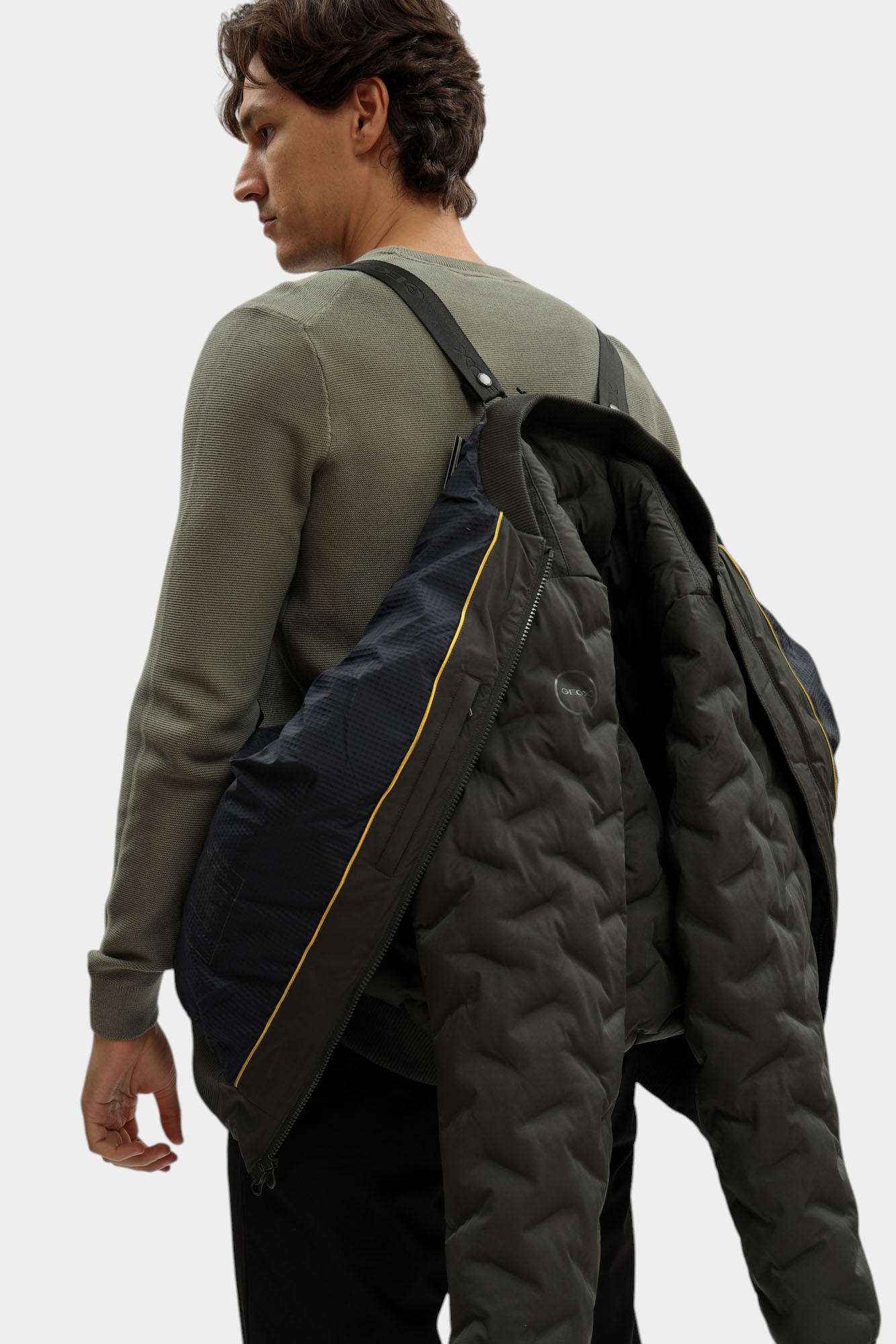 M5628RT3271F Бомбер Geox Зеленый