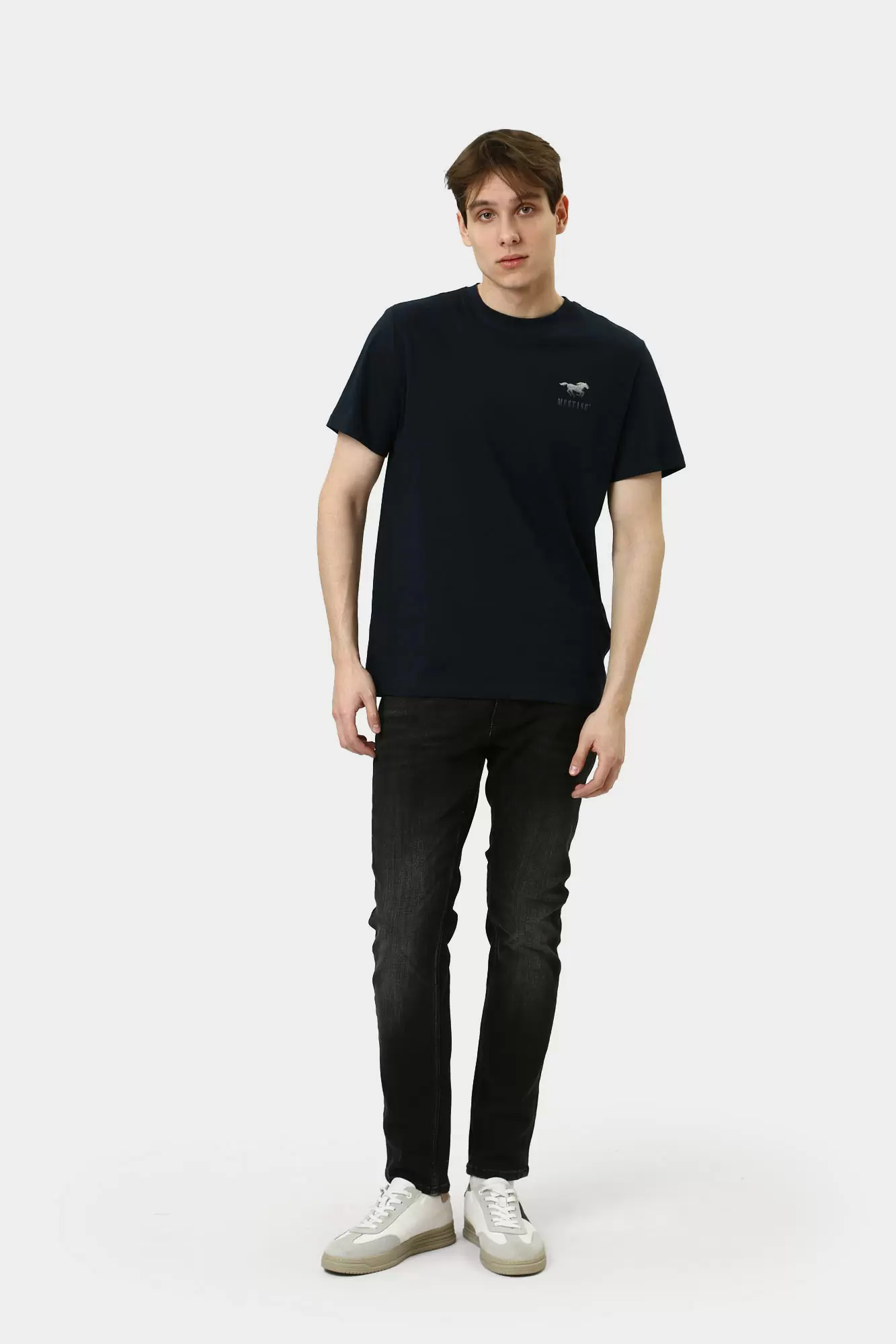 1015836 Футболка Mustang Синий