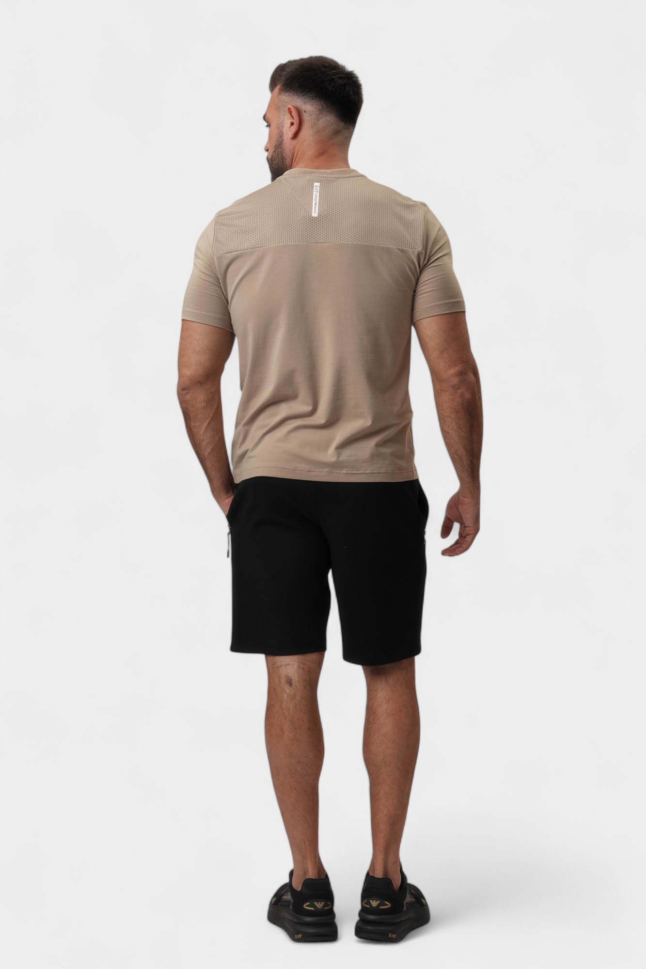 7M000124_AF13956 Футболка EA7 Бежевый