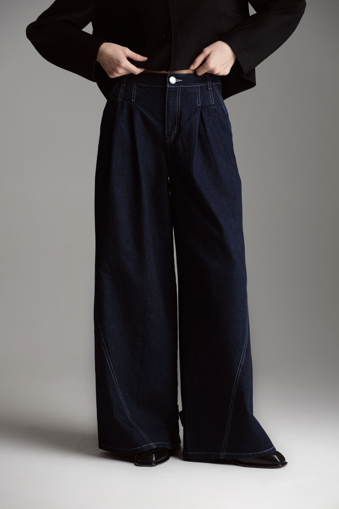 W-242-TH-56-3001 джинсы широкие the hills 