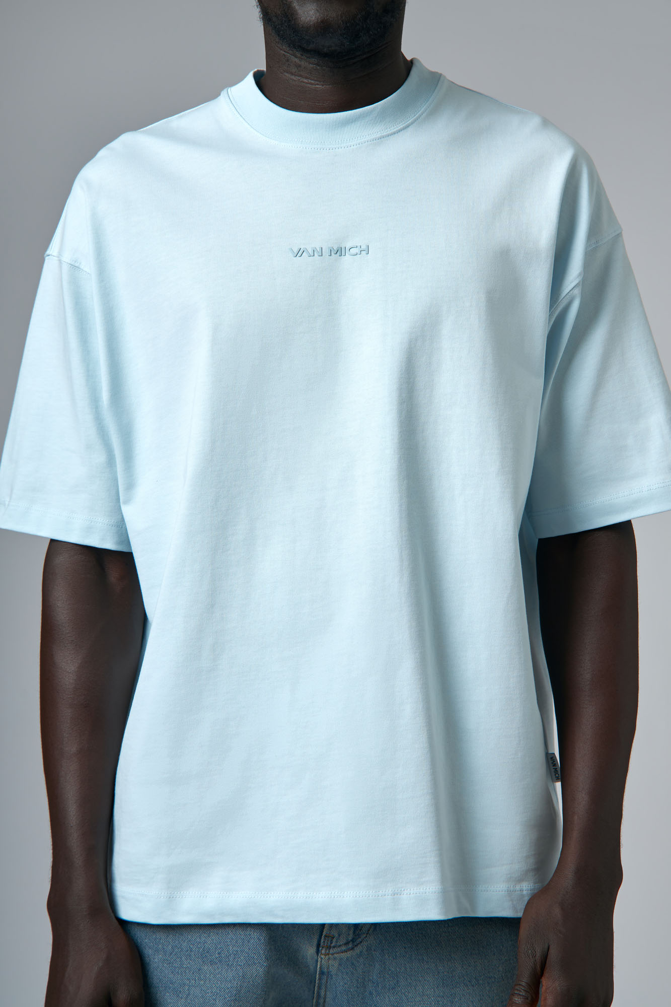 VM-ERK-22-418 Футболка Van Mich Голубой