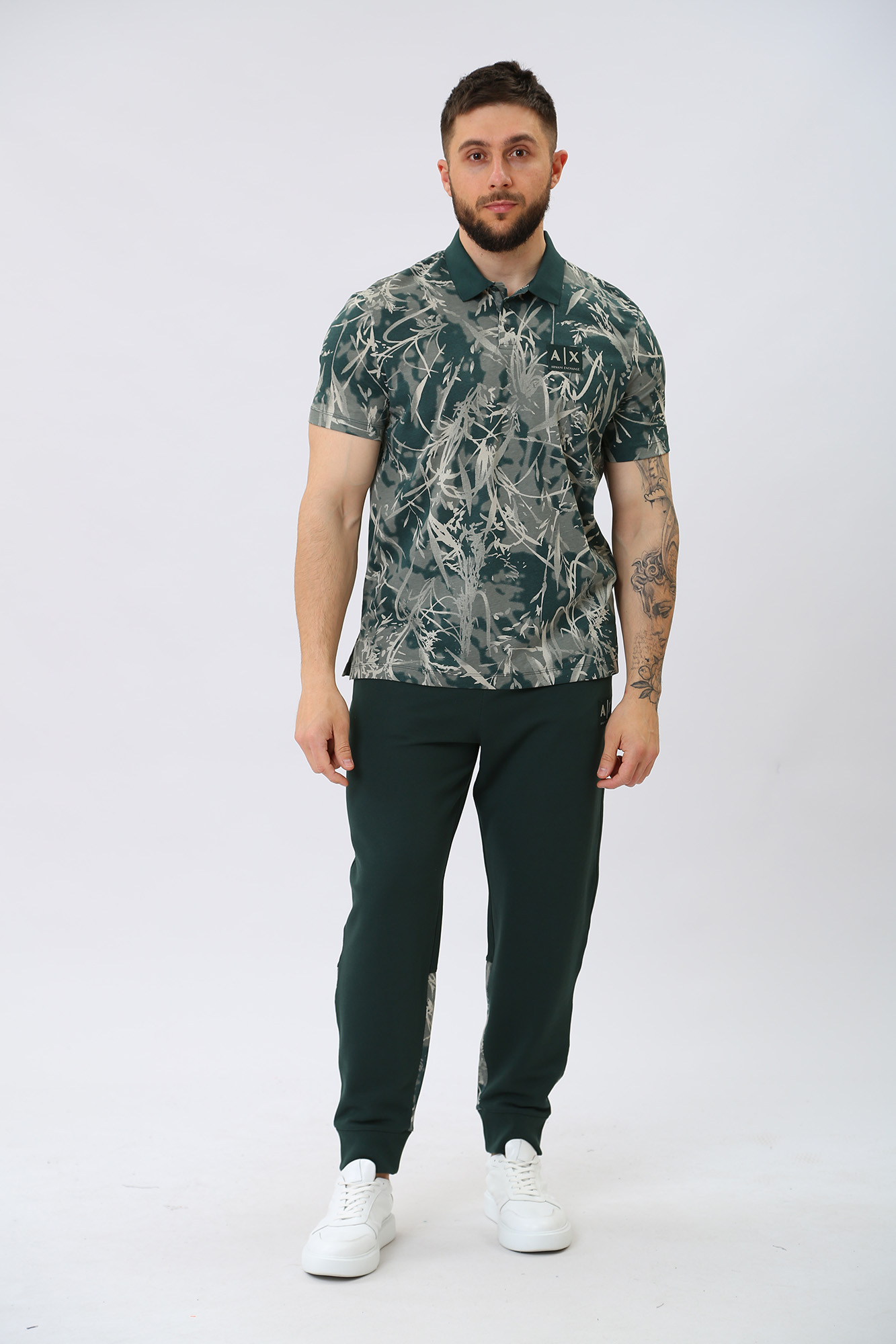 3RZPHA_ZJXAZ Брюки спортивные Armani Exchange Зеленый