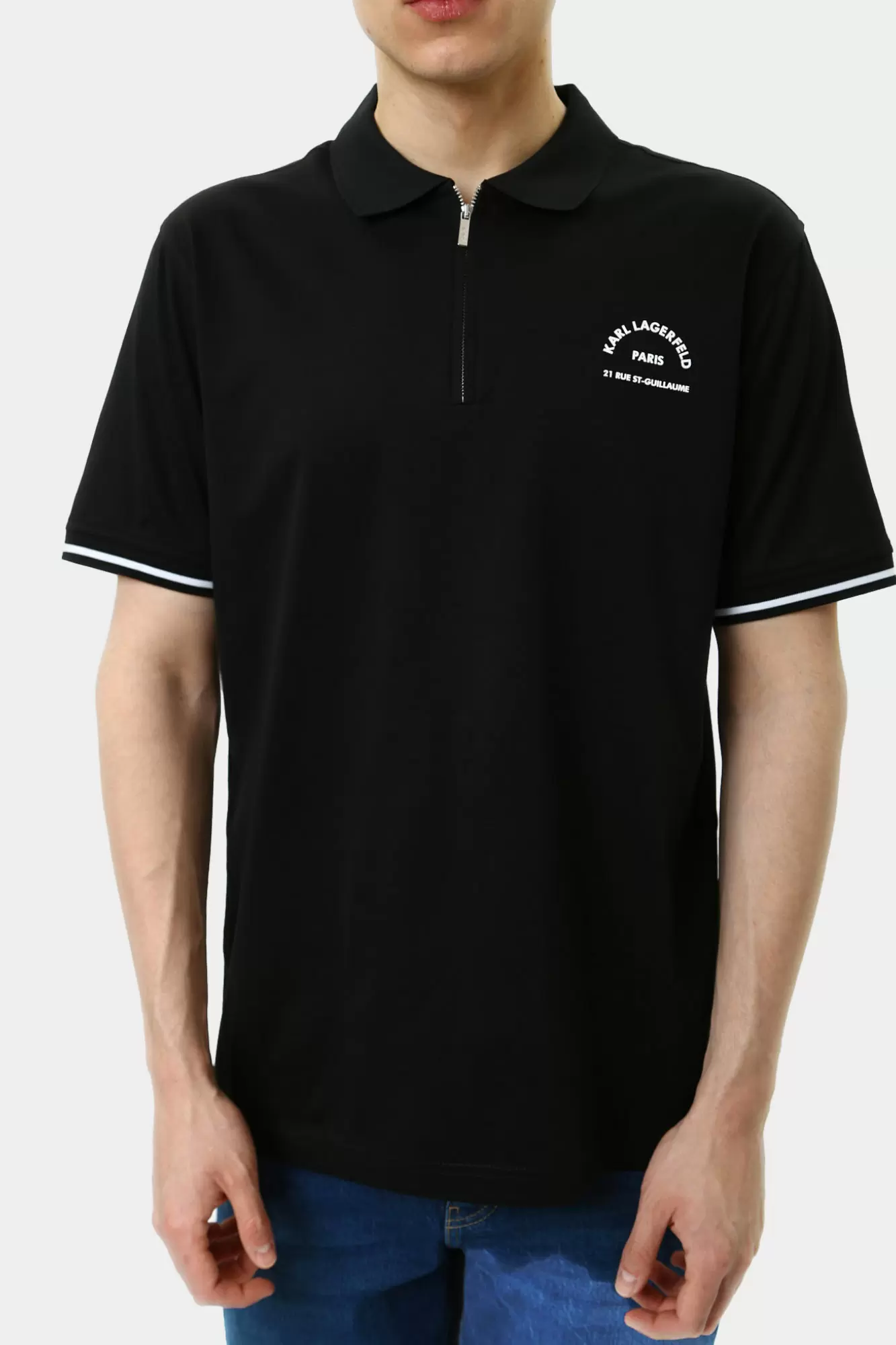 551200_745081 Поло Karl Lagerfeld Черный