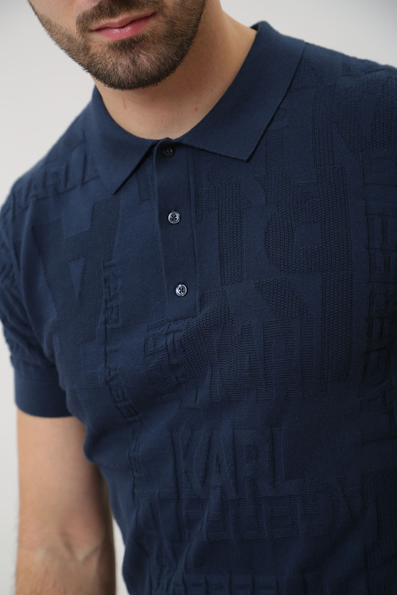 541306_655081 Поло трикотажное Karl Lagerfeld Синий