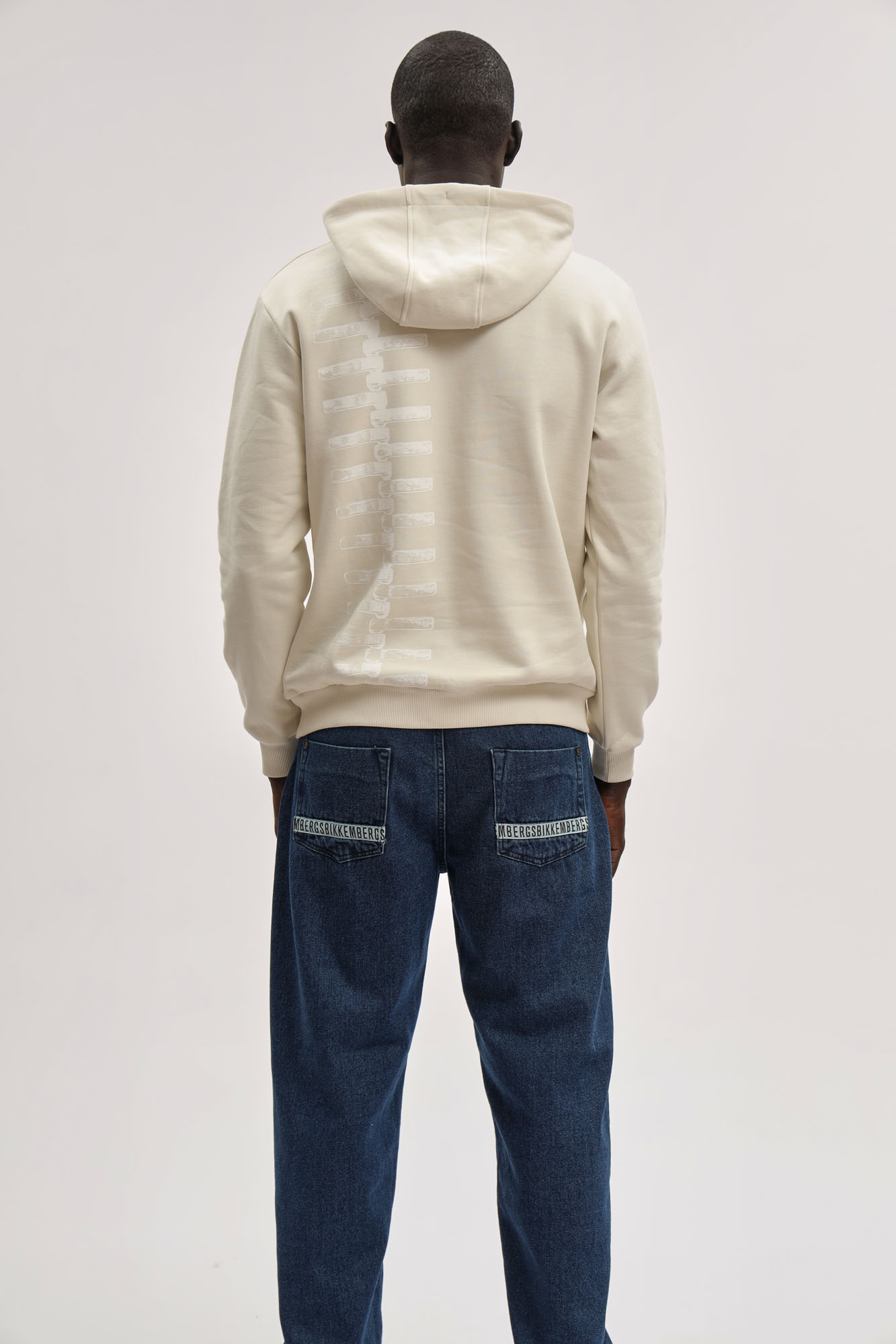 BMF1128 Худи Bikkembergs Бежевый