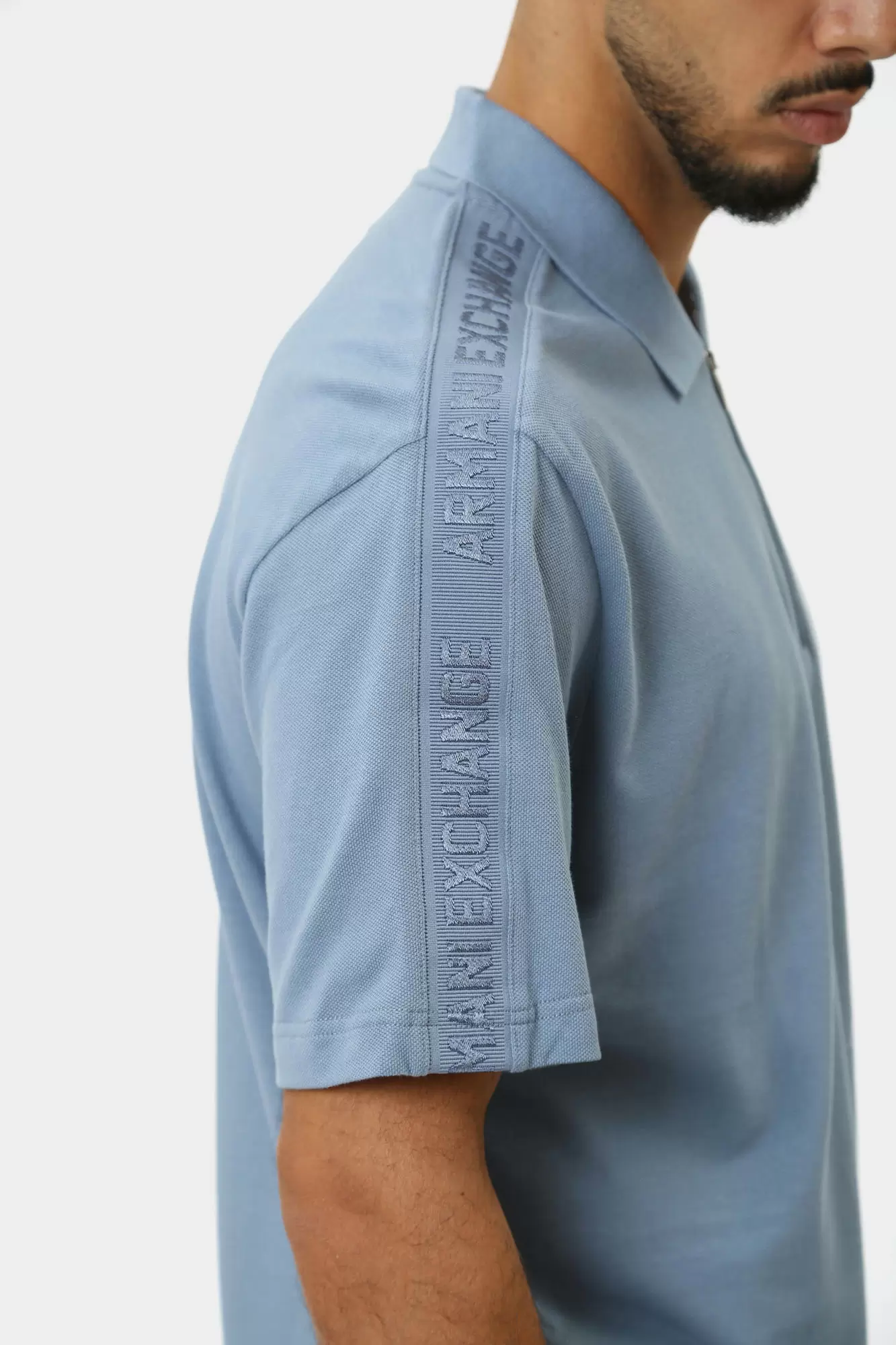 6DZFLC_ZJM5Z Поло Armani Exchange Голубой