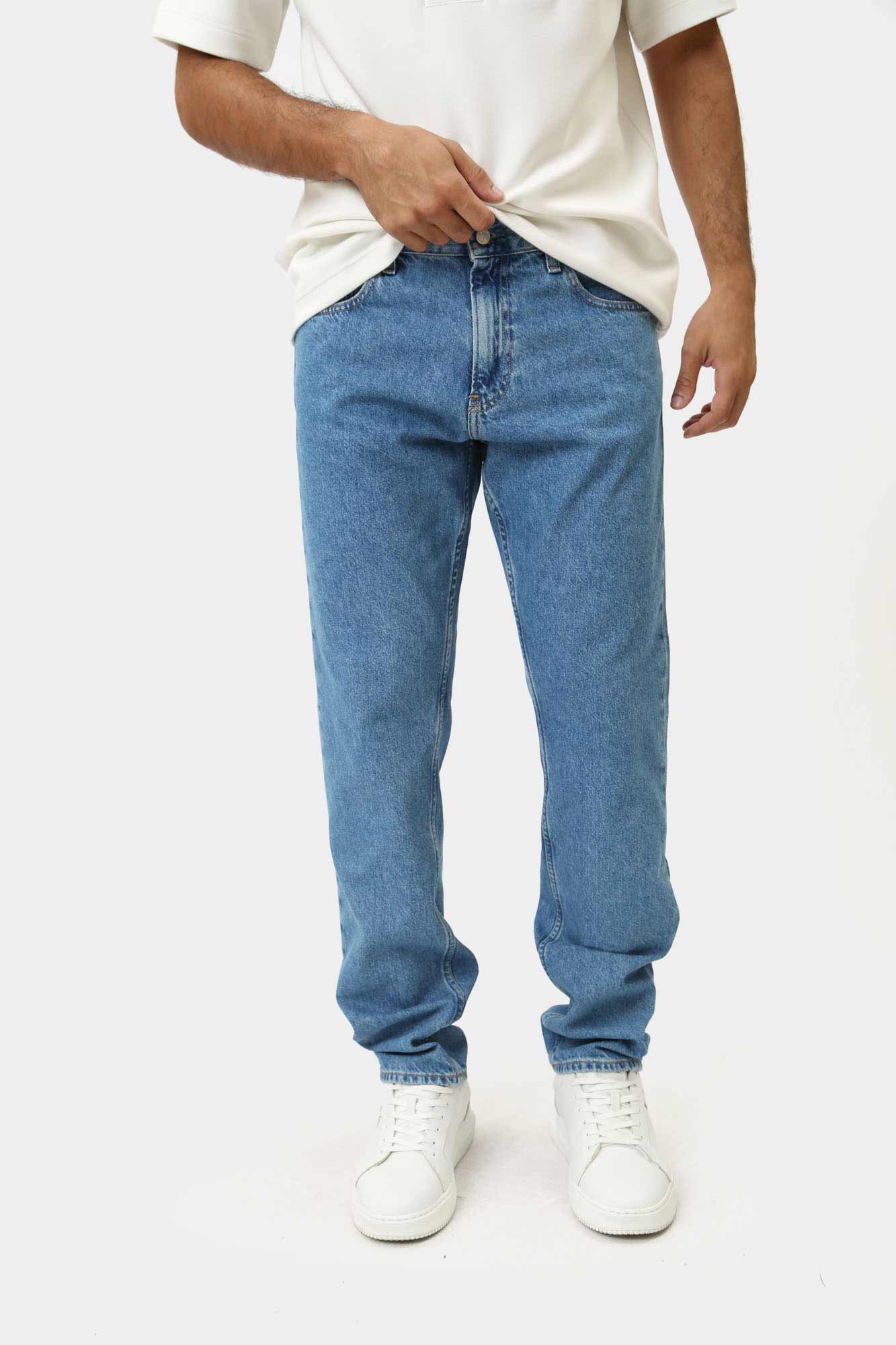 J30J325896 Брюки джинсовые Calvin Klein Jeans Голубой