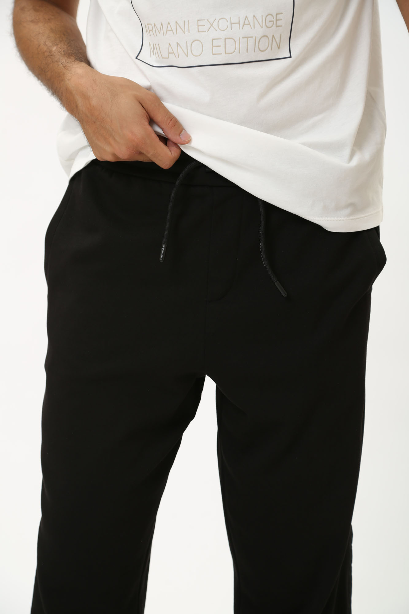 3DZPJA_ZJDPZ Брюки спортивные Armani Exchange Черный