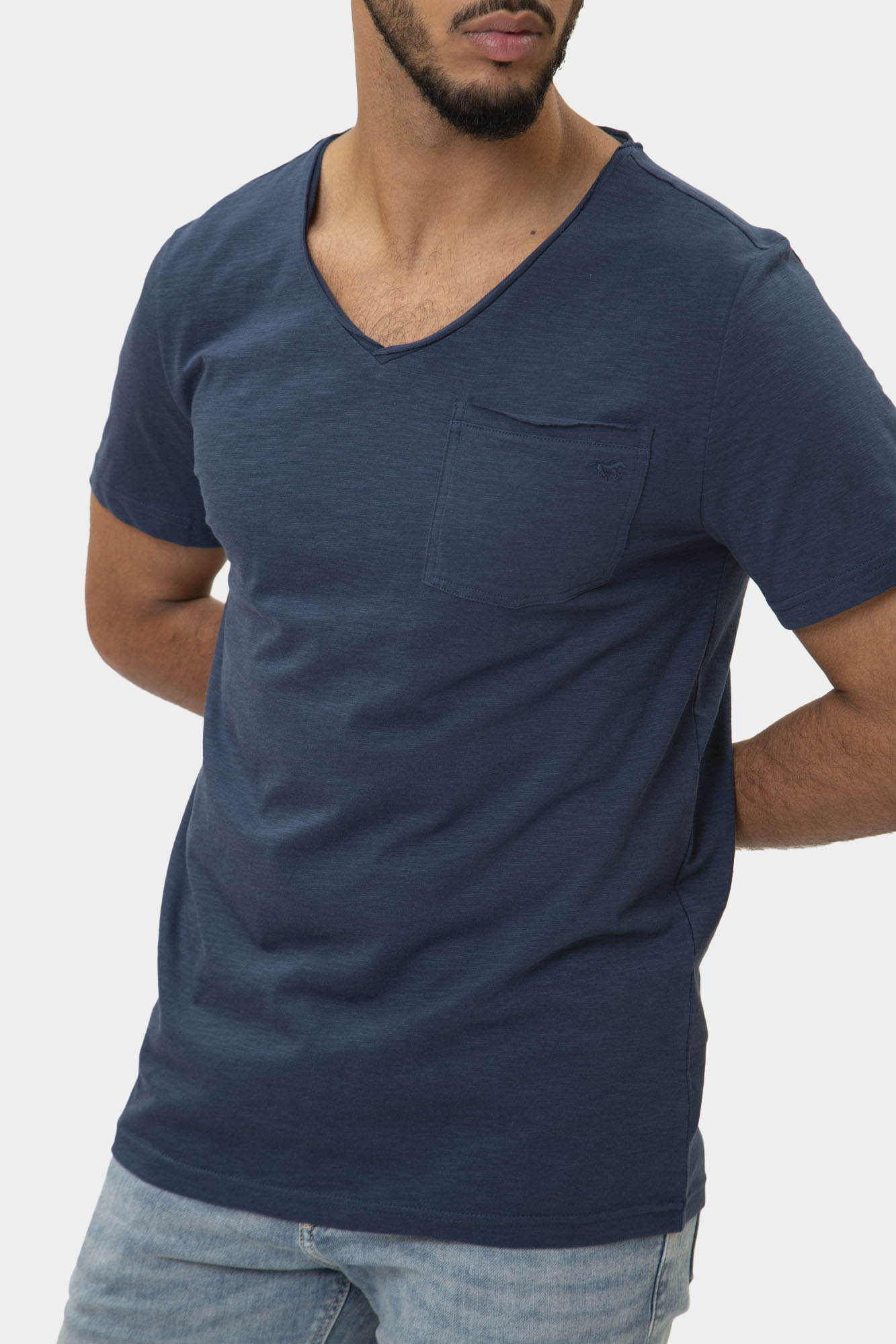 1014953 Футболка Mustang Синий