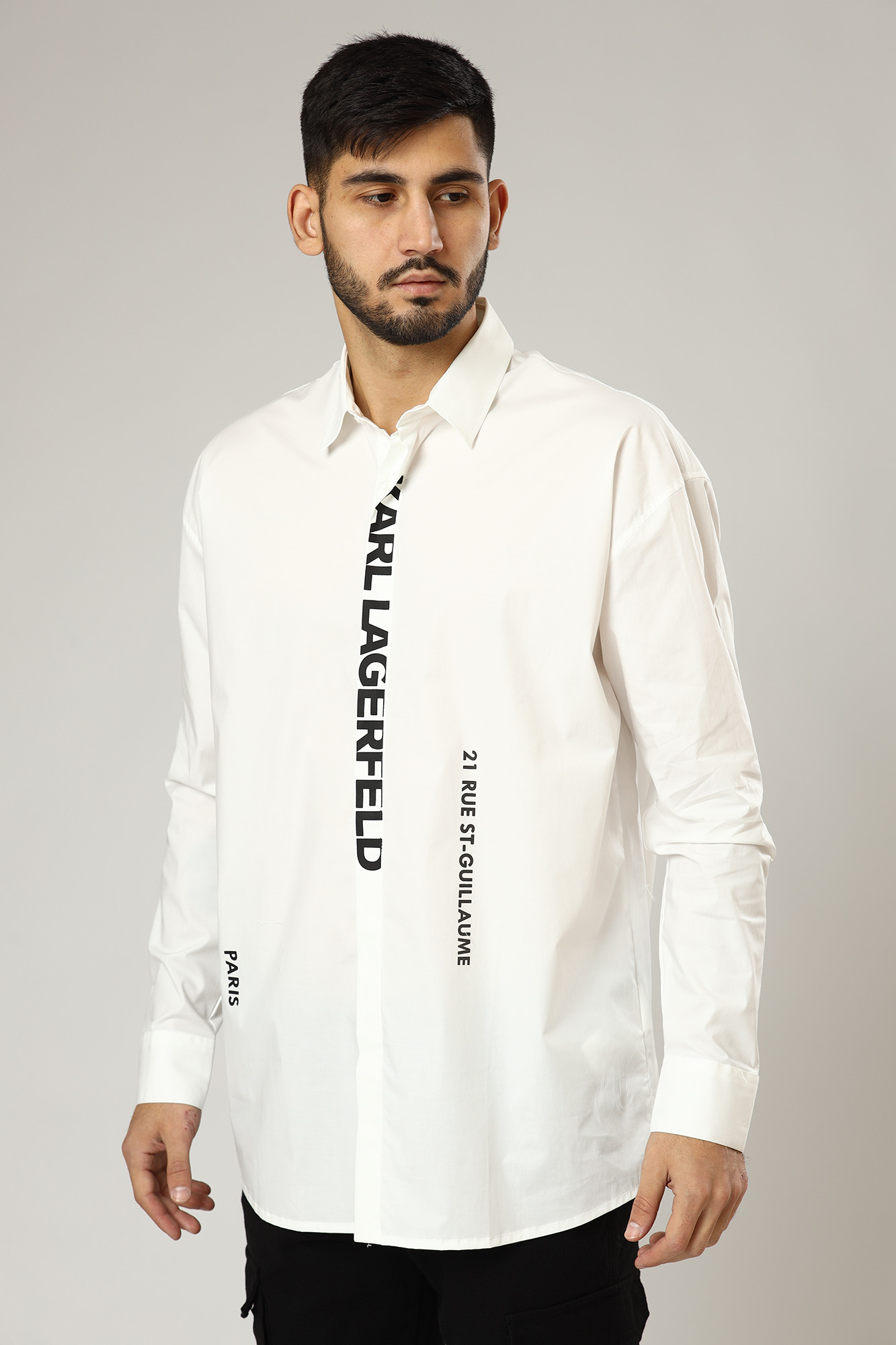524600_605926 Рубашка Karl Lagerfeld Белый