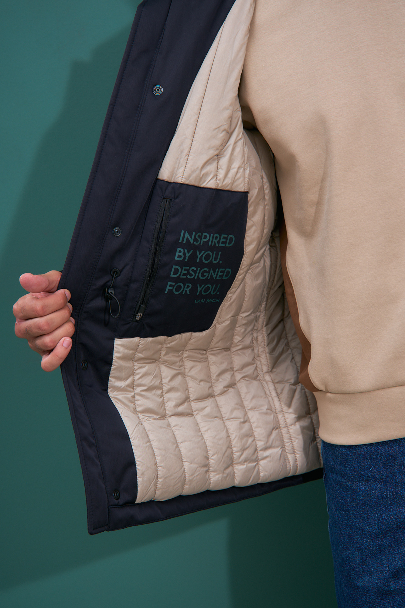 VM-232-52-008 Куртка Van Mich Синий