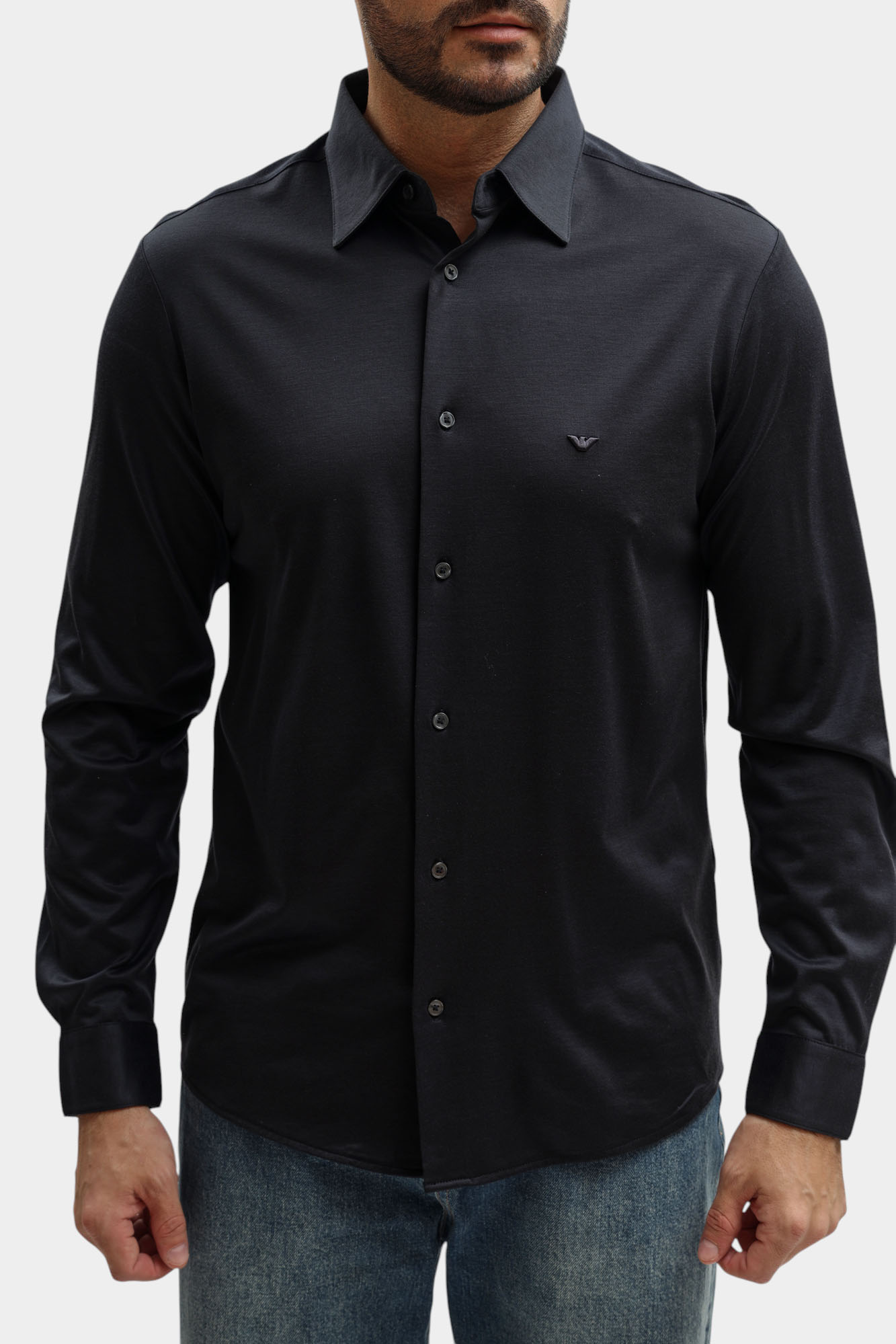 EM004604_AF10017 Рубашка Emporio Armani Синий