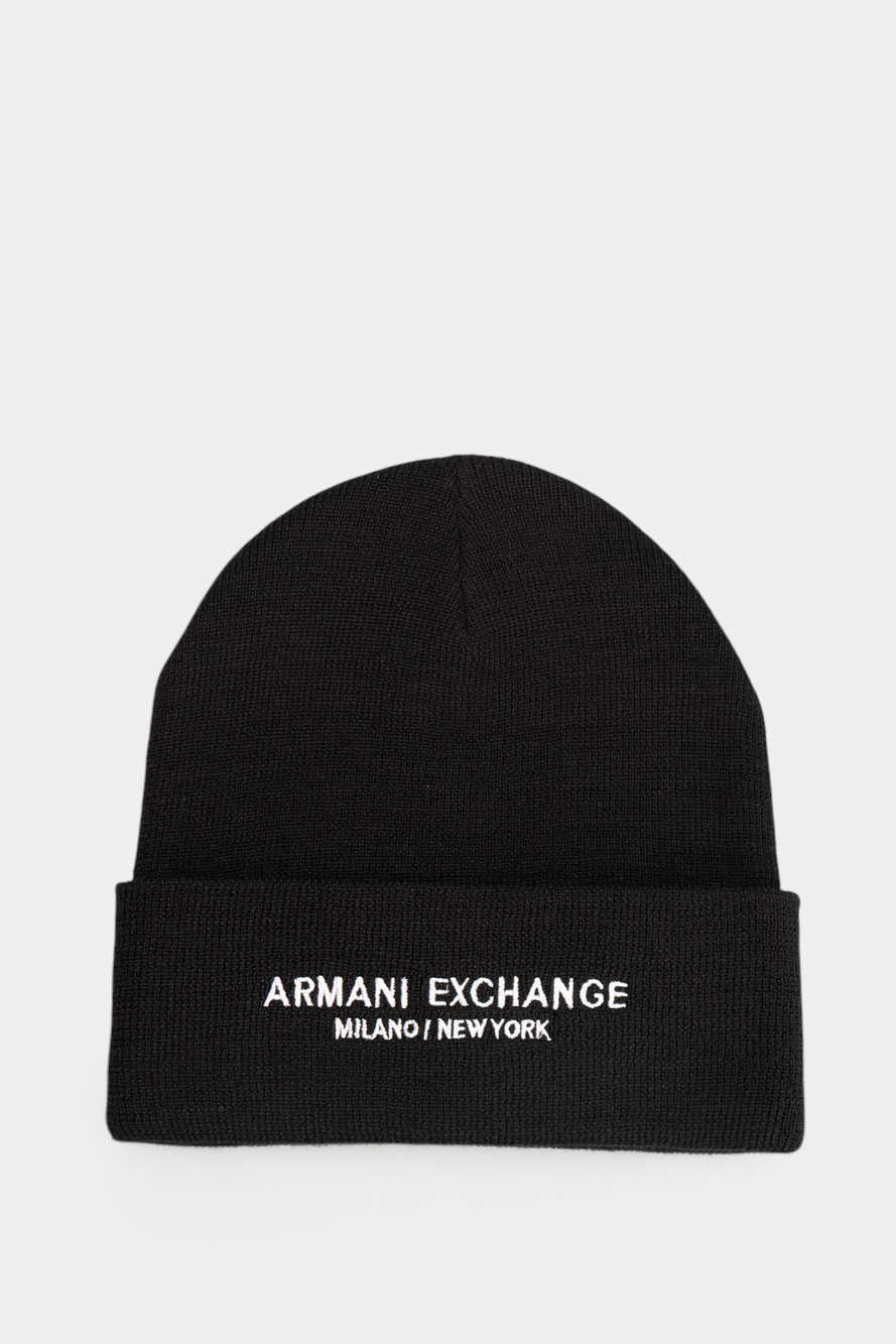 XM001637_AF16950 Шапка Armani Exchange Черный