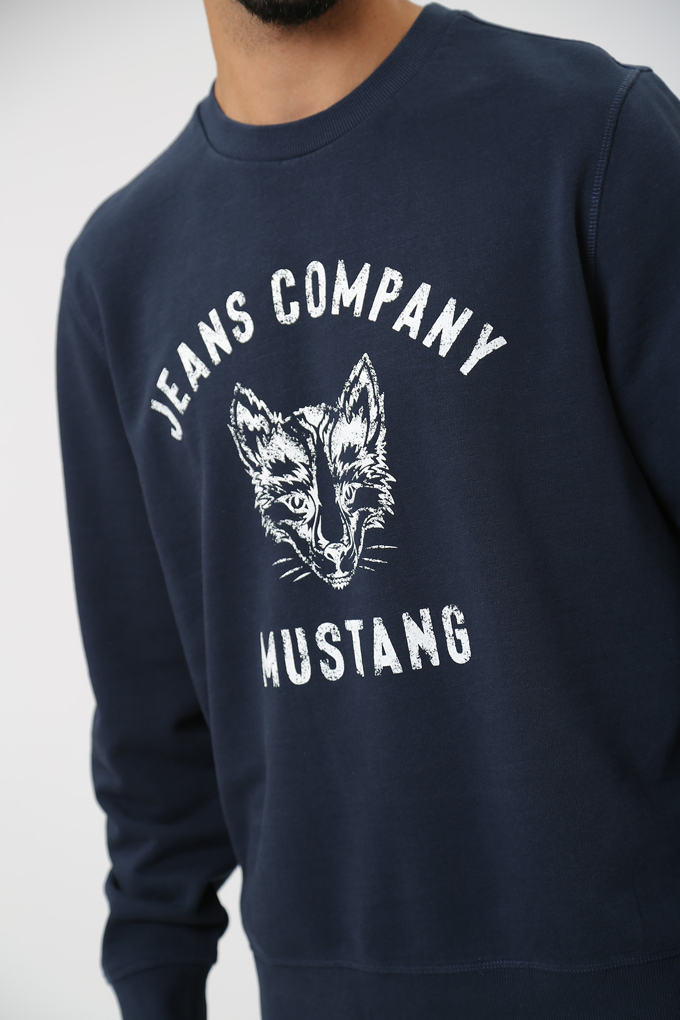 1014165 Свитшот Mustang Синий