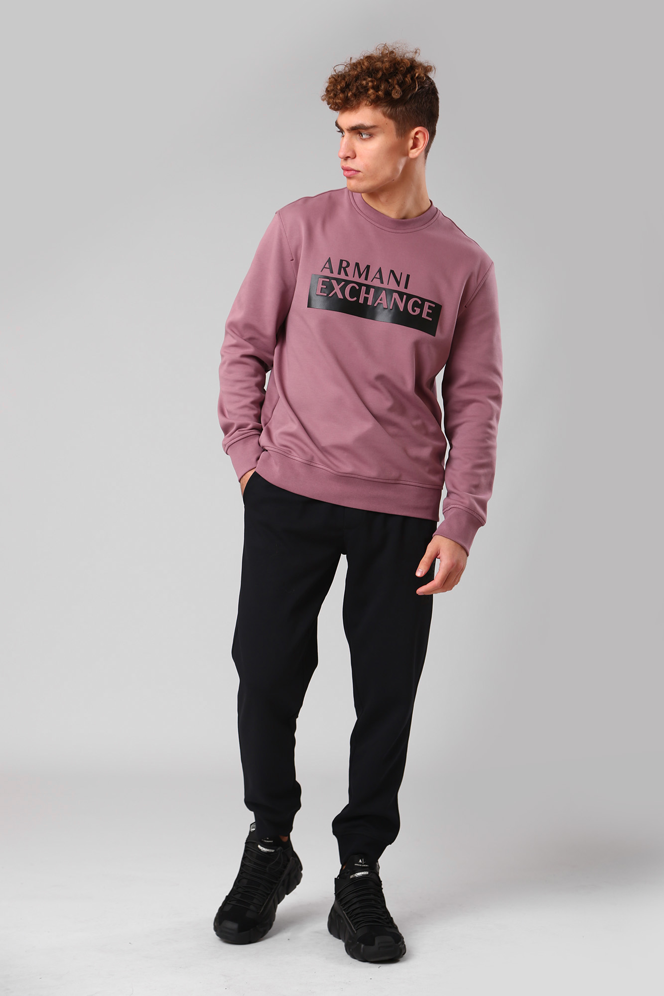 6LZMBE_ZJCAZ Свитшот Armani Exchange Фиолетовый