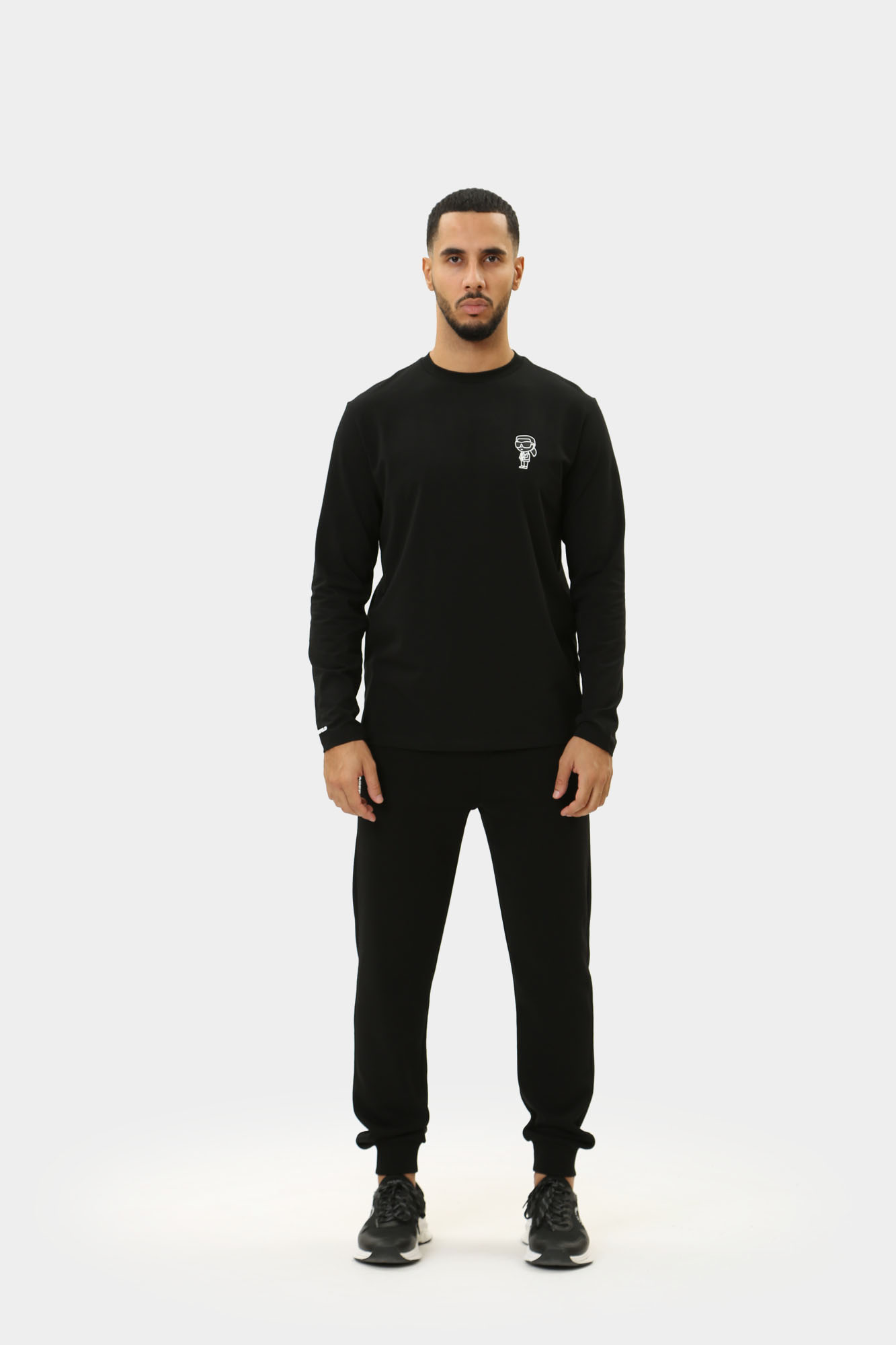 543221_75540 Лонгслив Karl Lagerfeld Черный