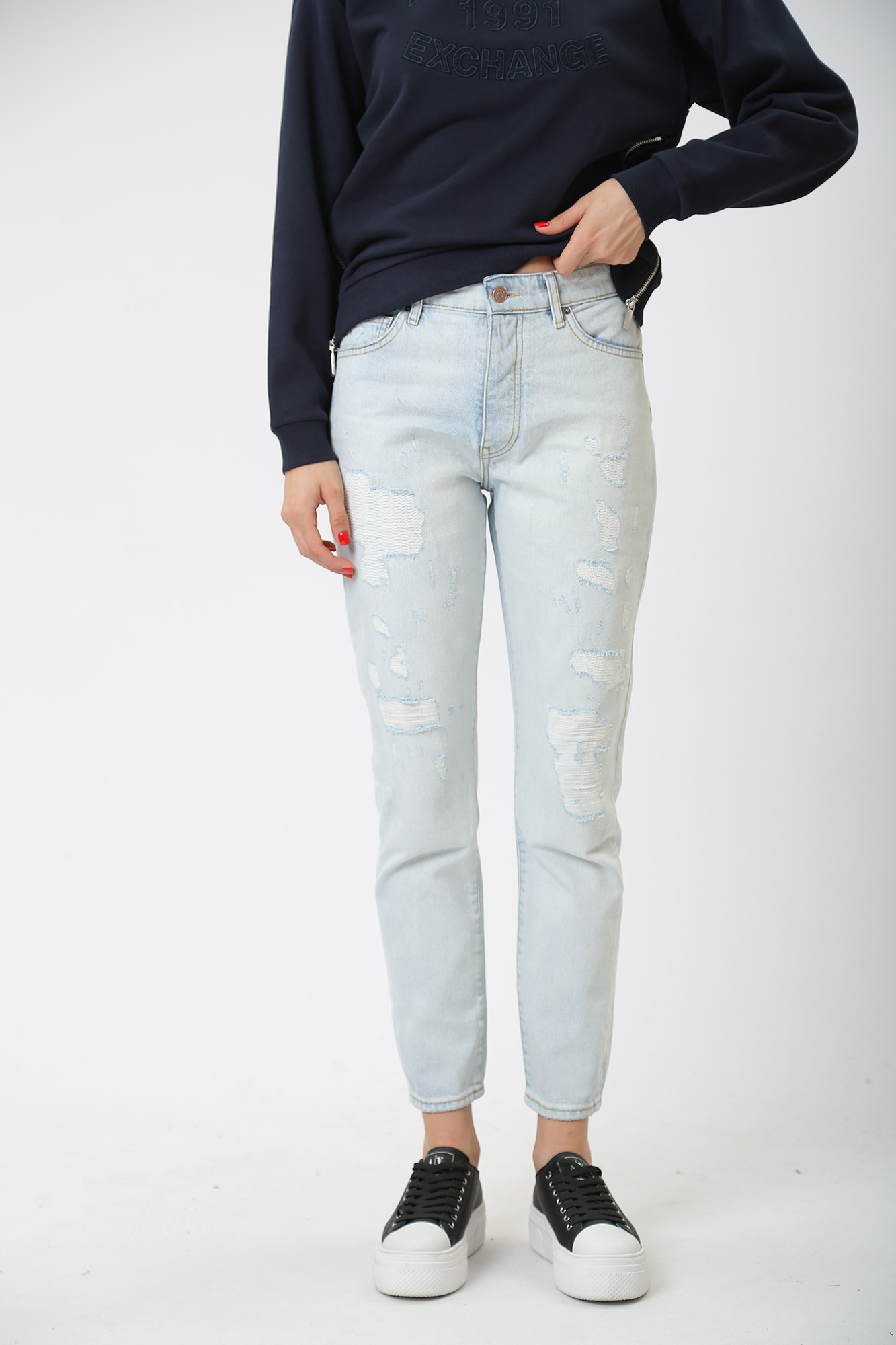 3RYJ51_Y1MVZ джинсы armani exchange 