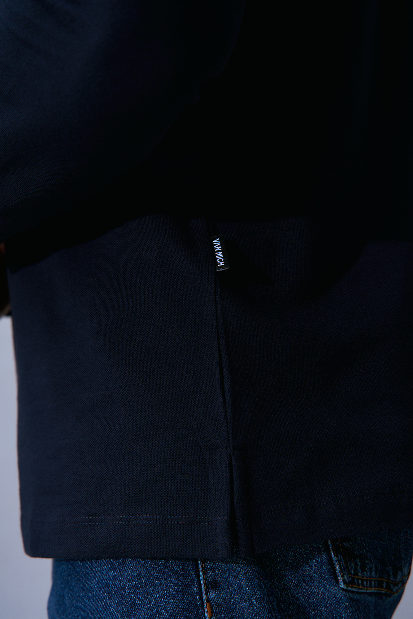 VM-232-54-009 Поло с длинным рукавом Van Mich Синий