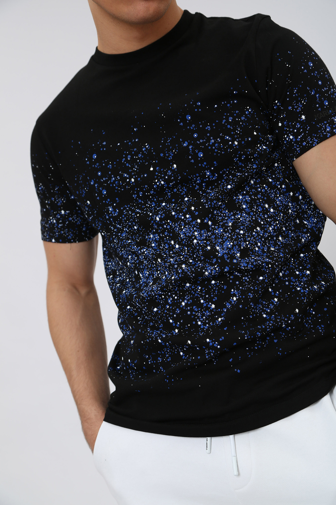 531224_755085 Футболка Karl Lagerfeld Голубой