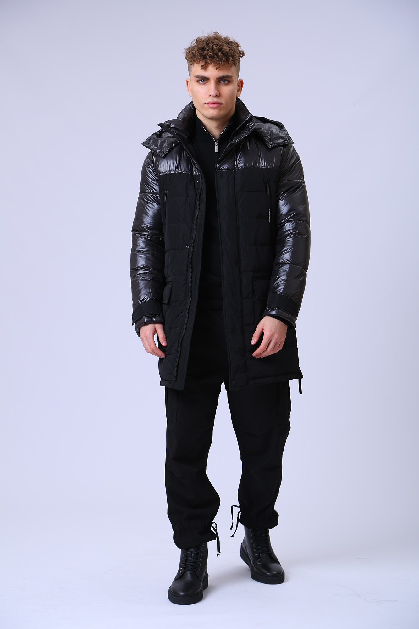 524501_455001 Пальто пуховое Karl Lagerfeld Черный