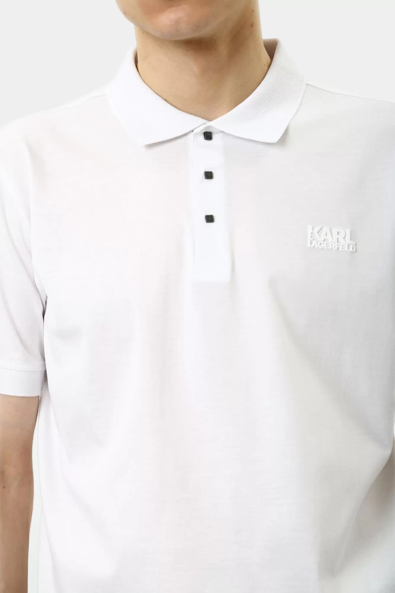 551200_745082 Поло Karl Lagerfeld Белый
