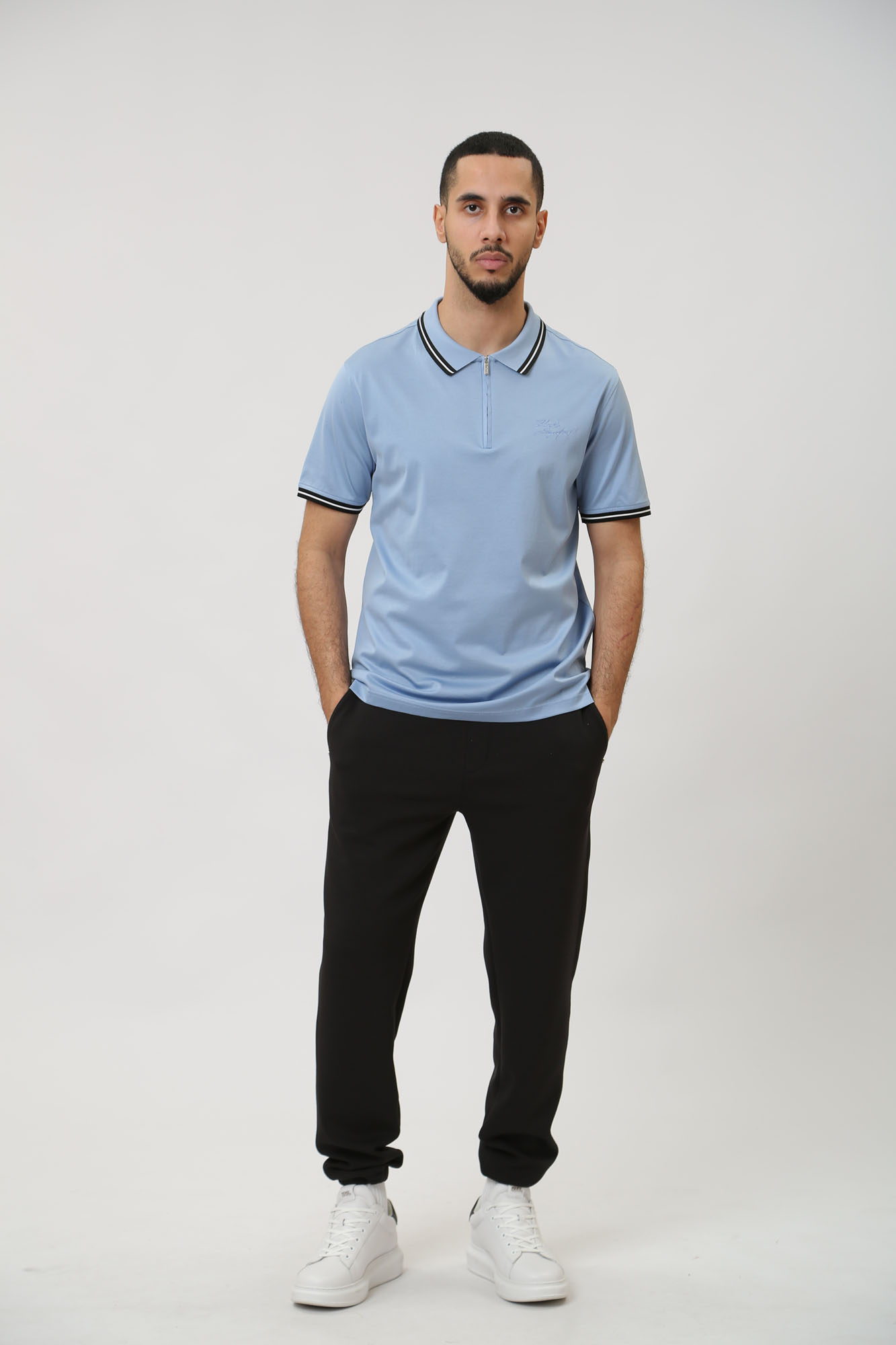 541200_745080 Поло Karl Lagerfeld Голубой